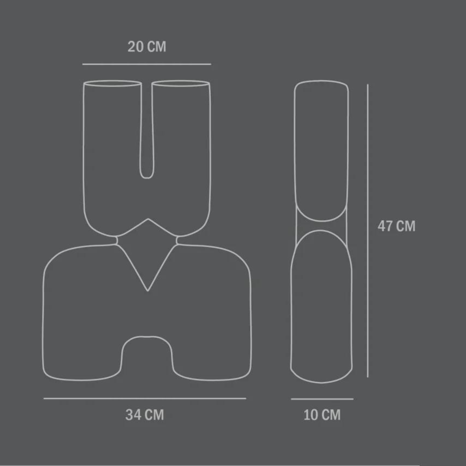 101 CObra Double Medio Dimensions