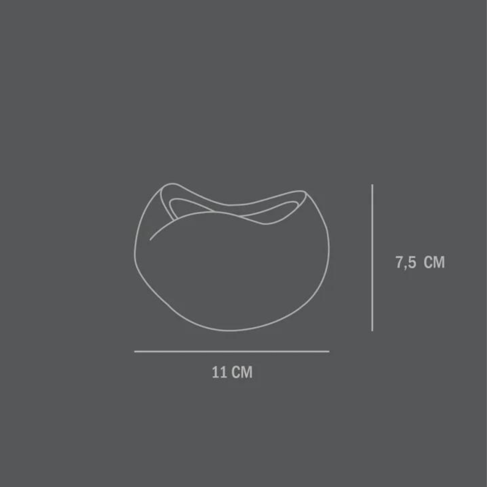 101 Curve Bowl Mini Dimensions
