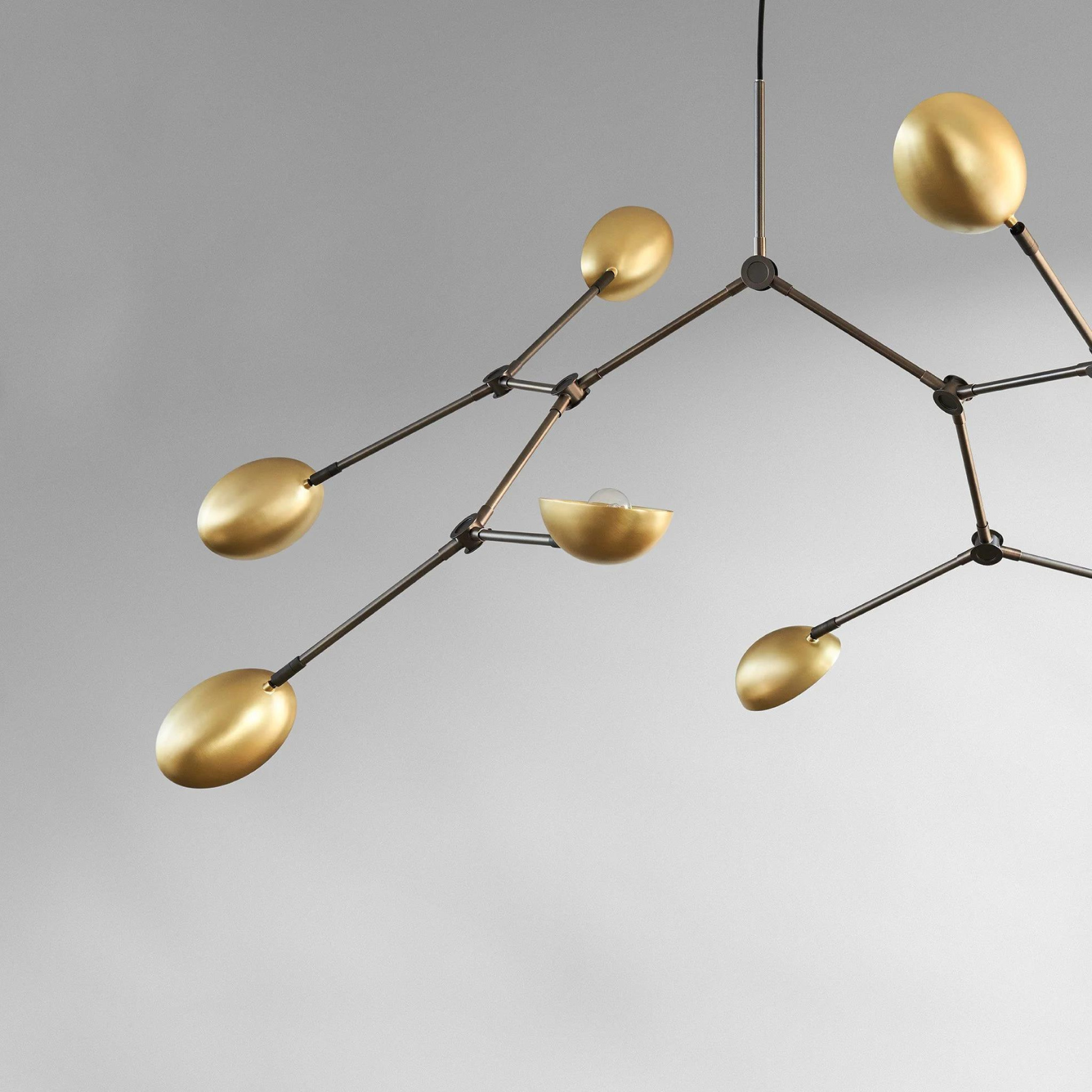 101 Drop Chandelier in Brass