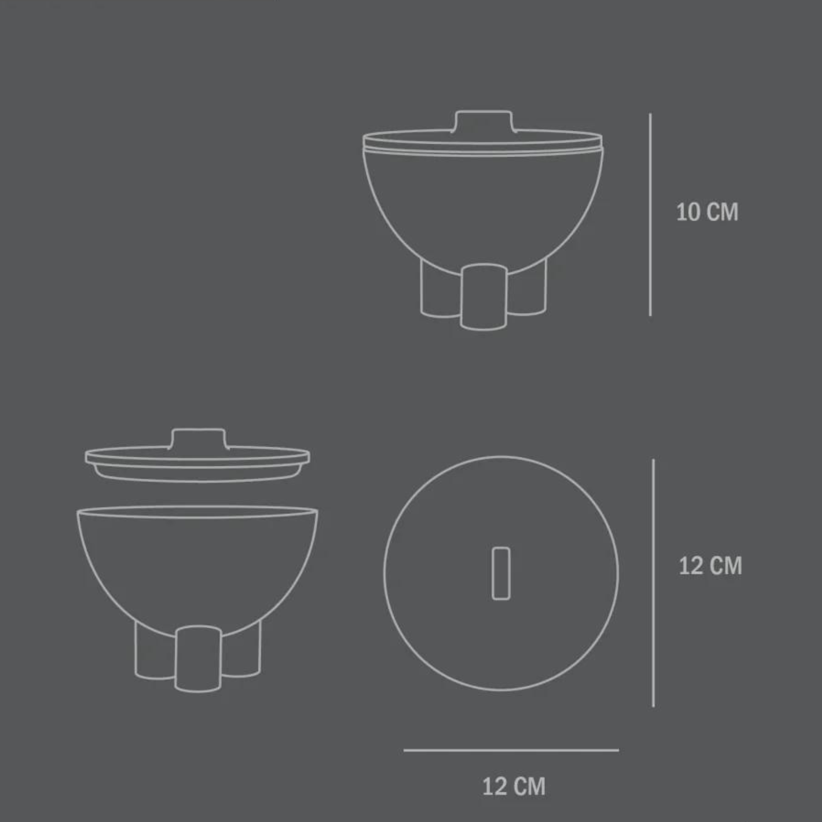 101 Duck Jar Medio Dimensions