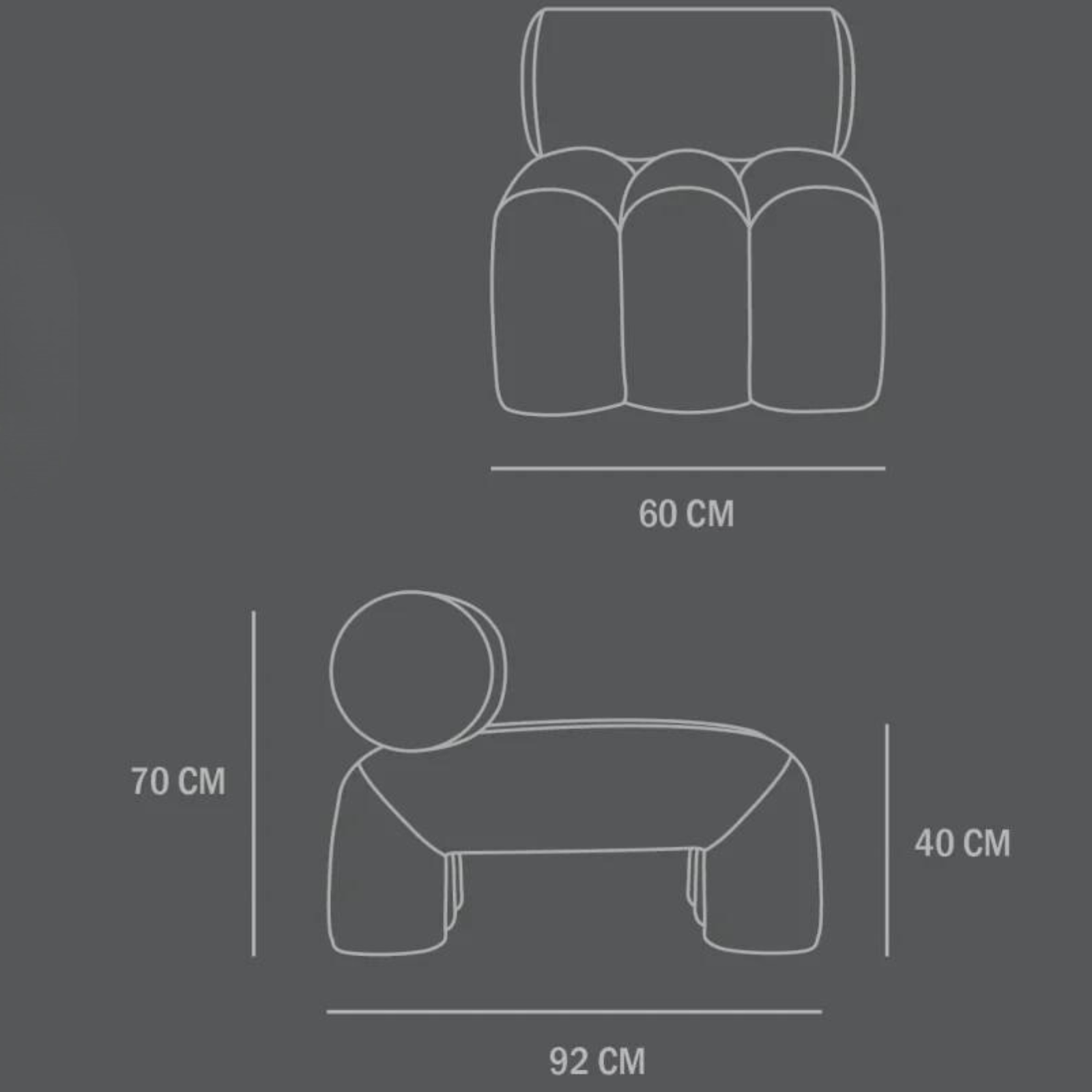 101 Foku Chair Dimensions