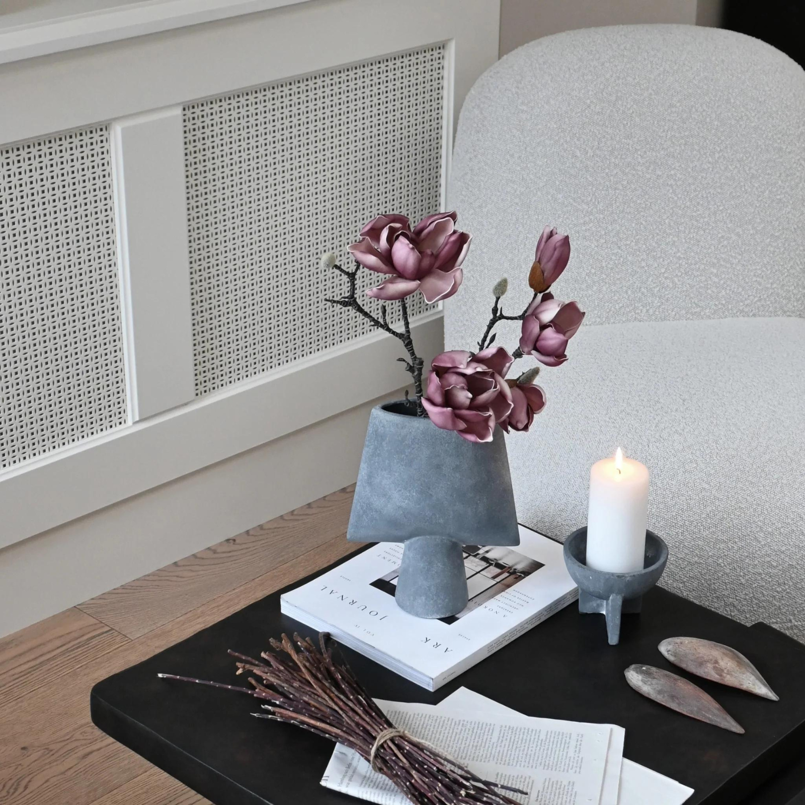 Sphere Square Mini, Ocher | Vase (Warehouse Sale)