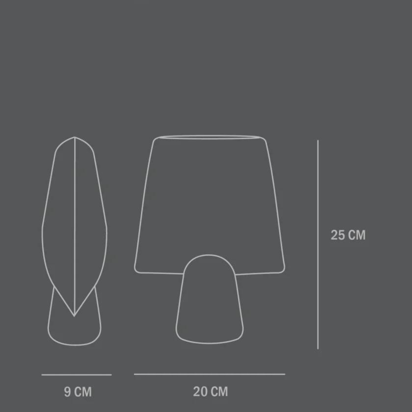 Sphere Square Mini, Ocher | Vase (Warehouse Sale)