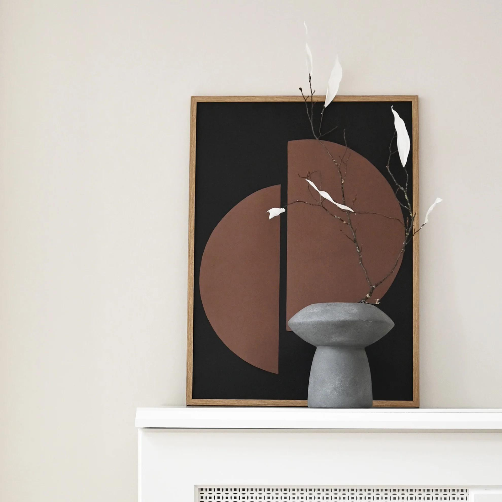 Sphere, Fat, Taupe | Vase (Warehouse Sale)