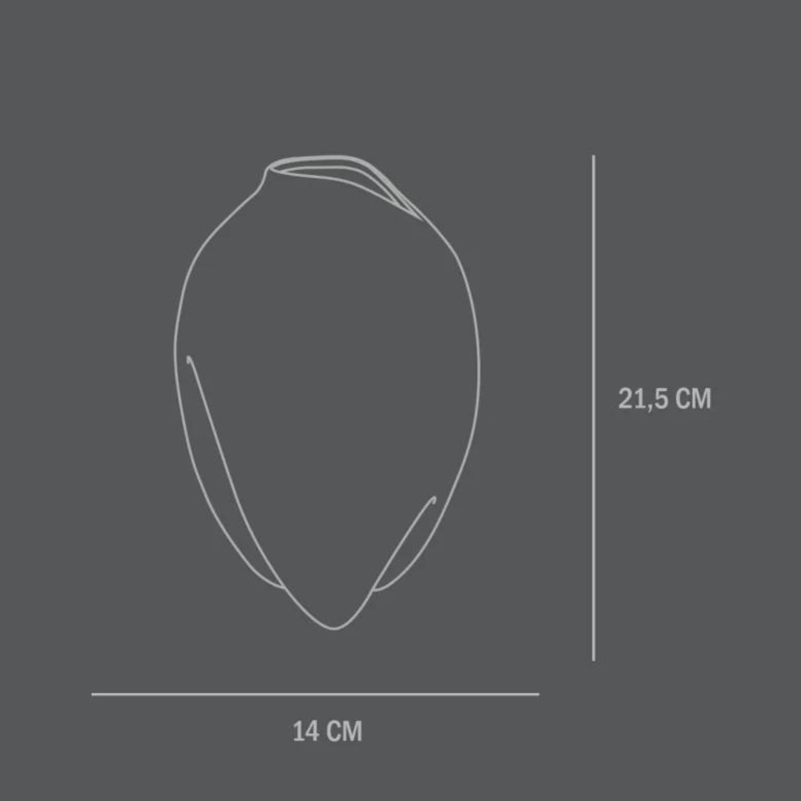 Sumo, Slim Petit, Bone White | Vase (Warehouse Sale)