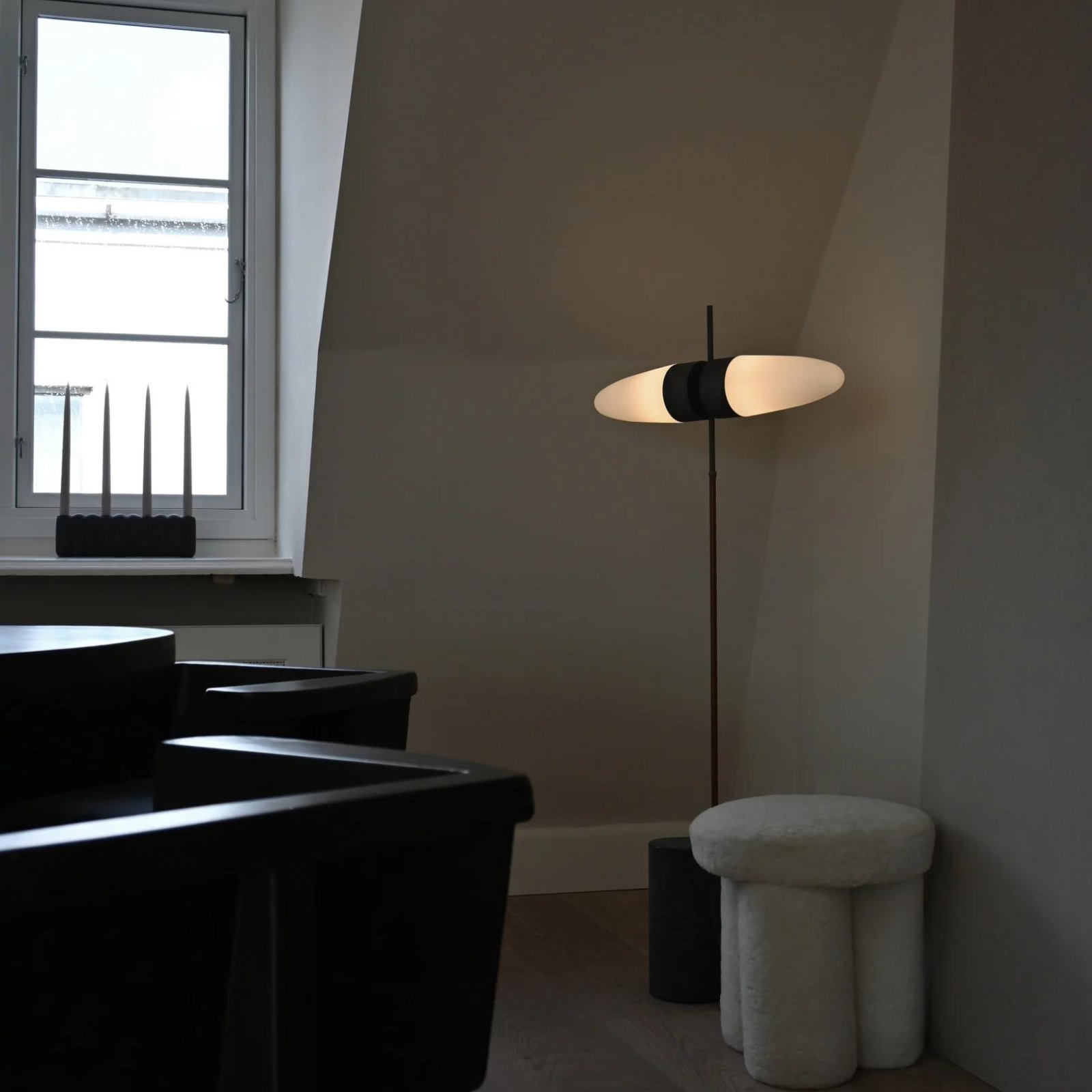 Tube, Big, Coffee | Candle Holder (Warehouse Sale)