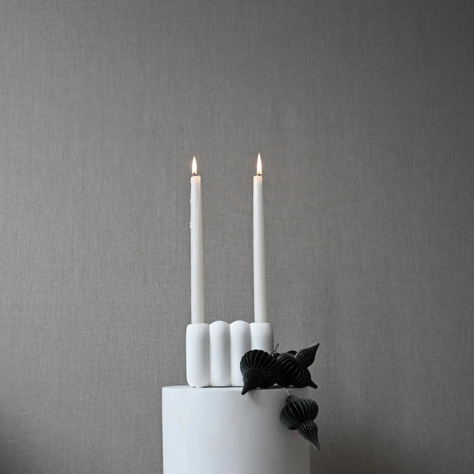 Tube, Mini, White | Candle Holder (Warehouse Sale)