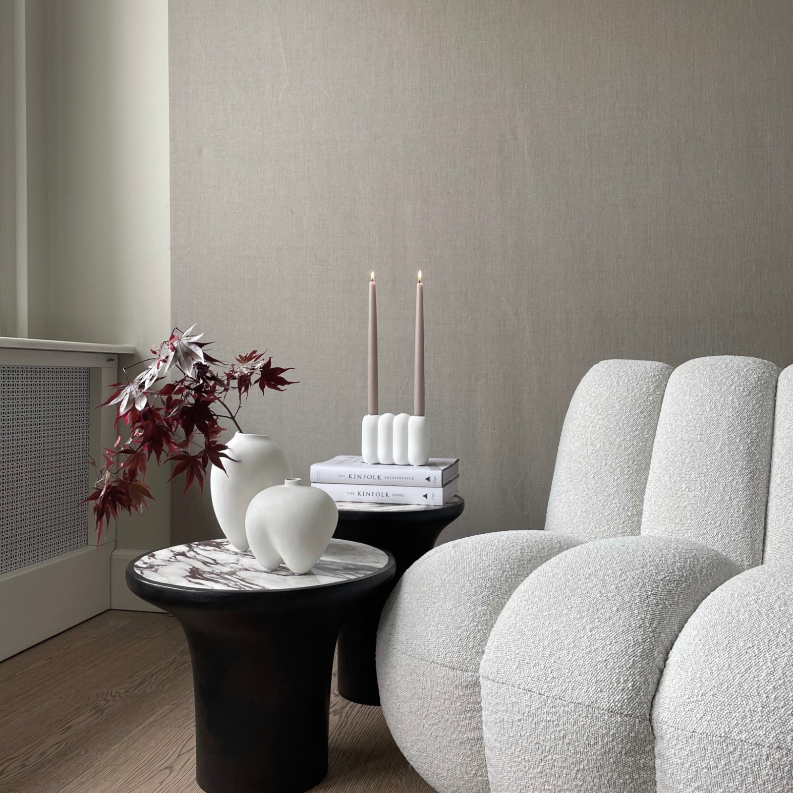 Tube, Mini, White | Candle Holder (Warehouse Sale)