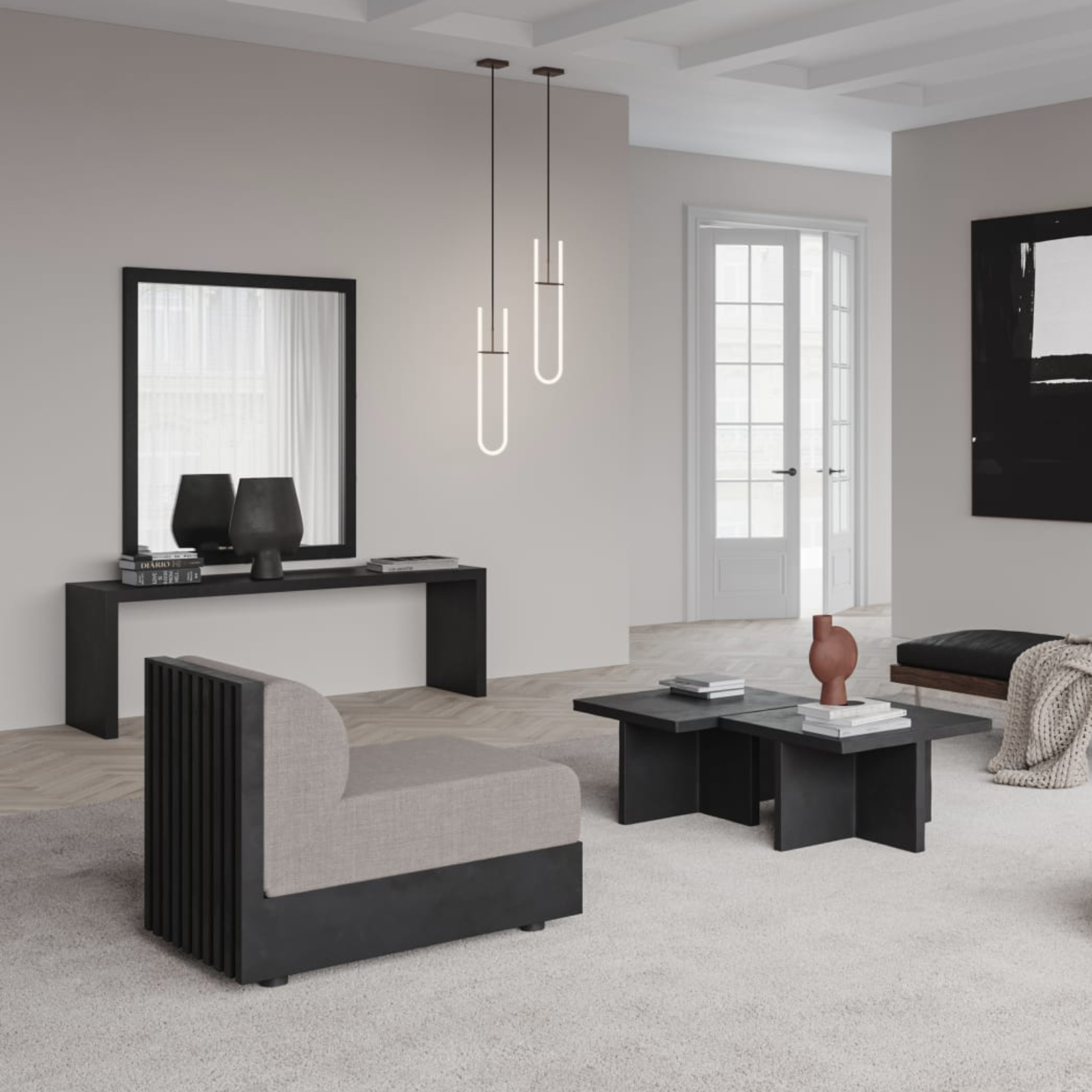 Tribu Taupe | Lounge Chair