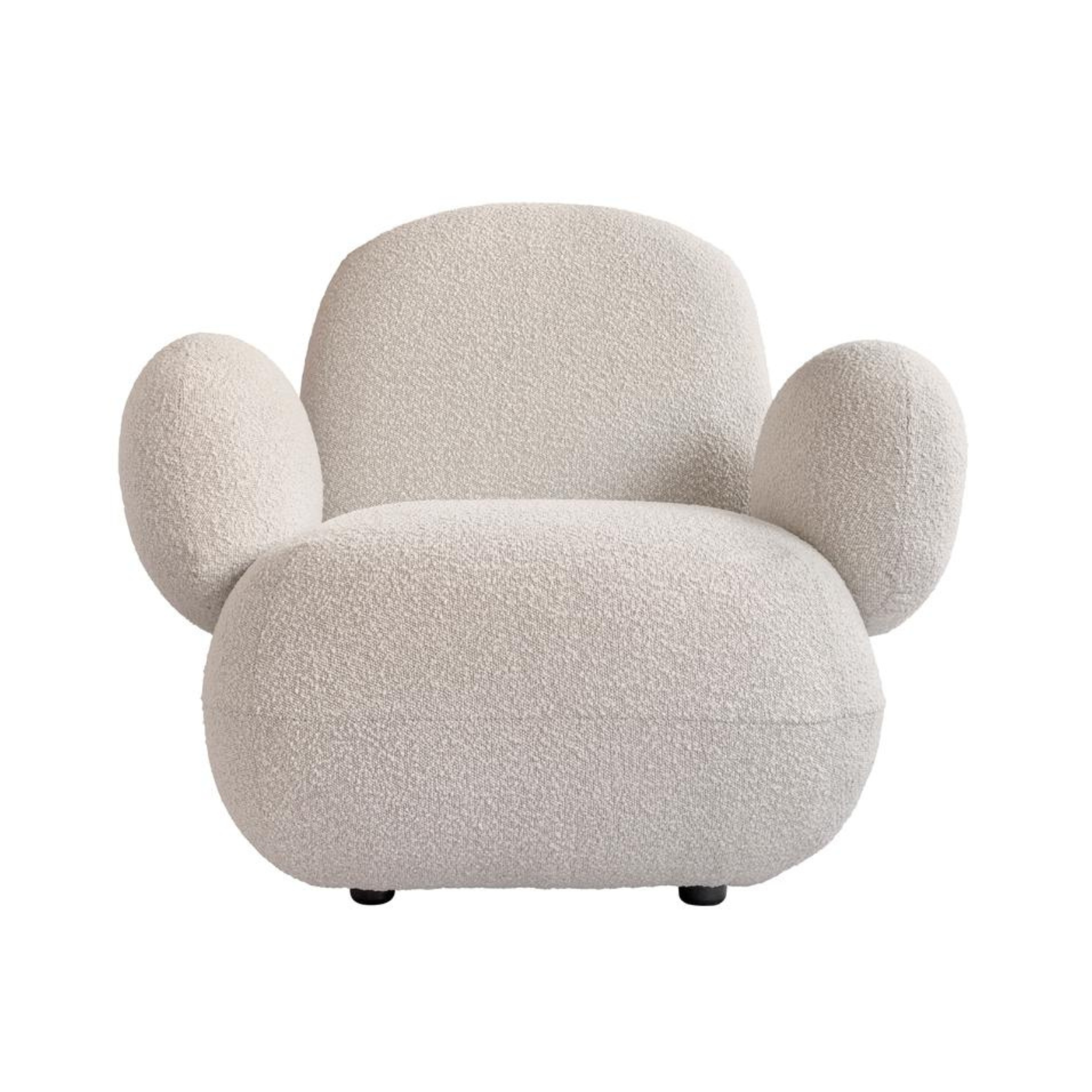 Toe, Bouclé - Off White | Armchair
