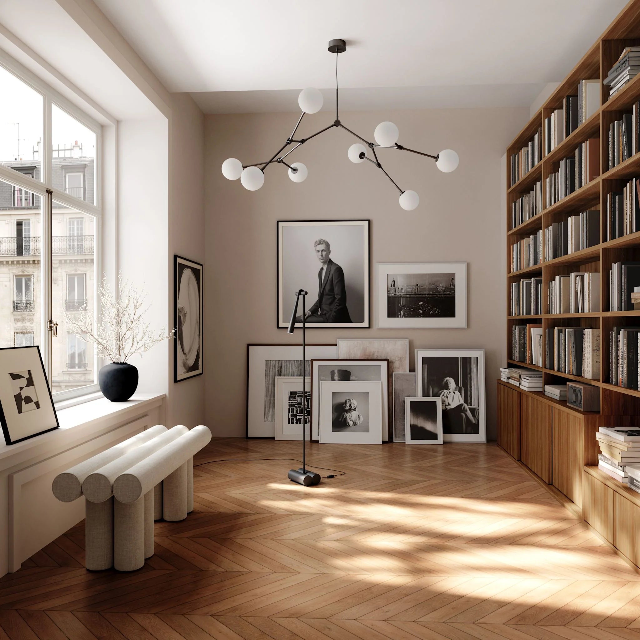 Hiro Bench – Linen