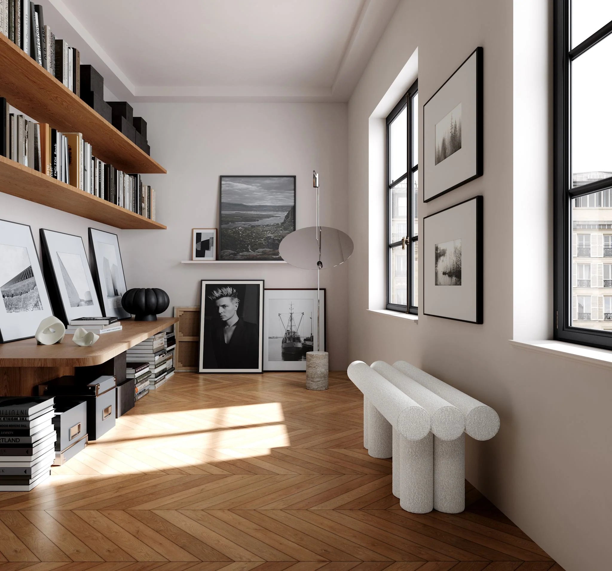 Hiro Bench – Off White