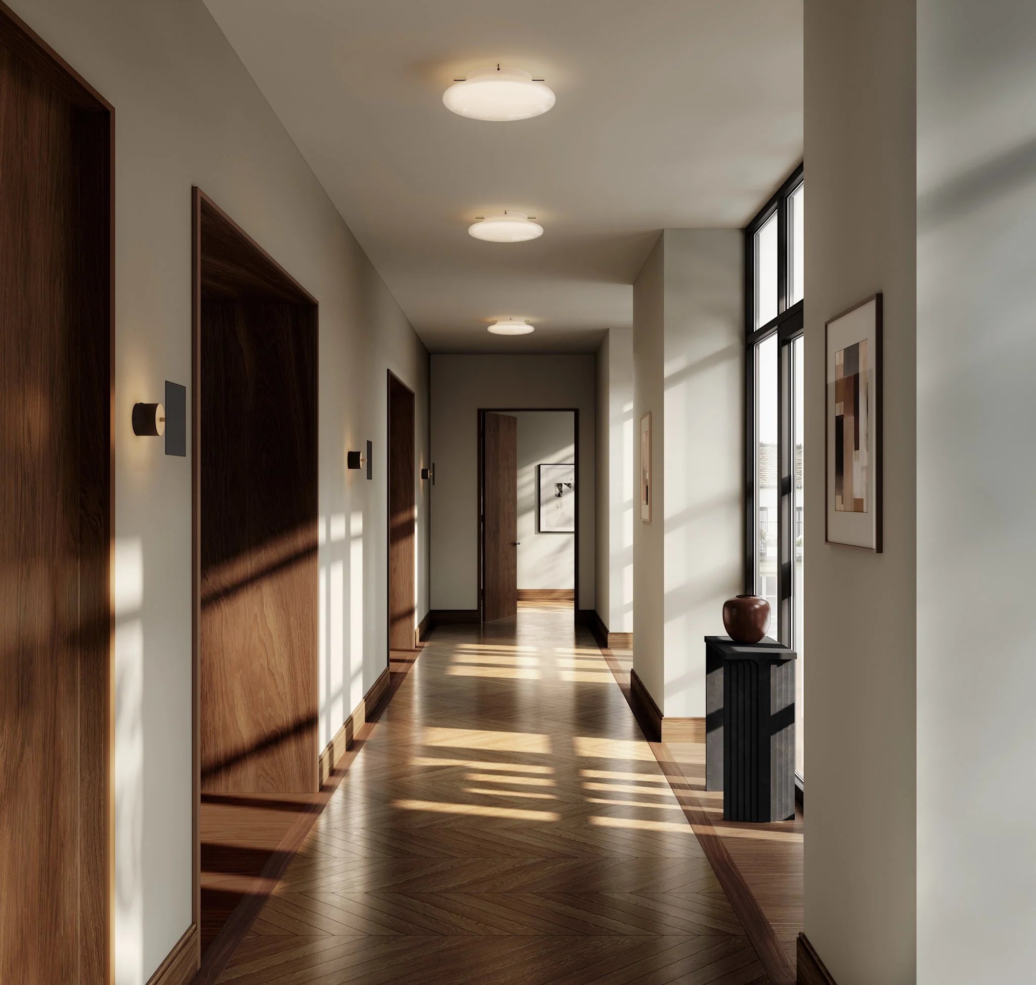 Chameleon Wall Lamp - Burned Black