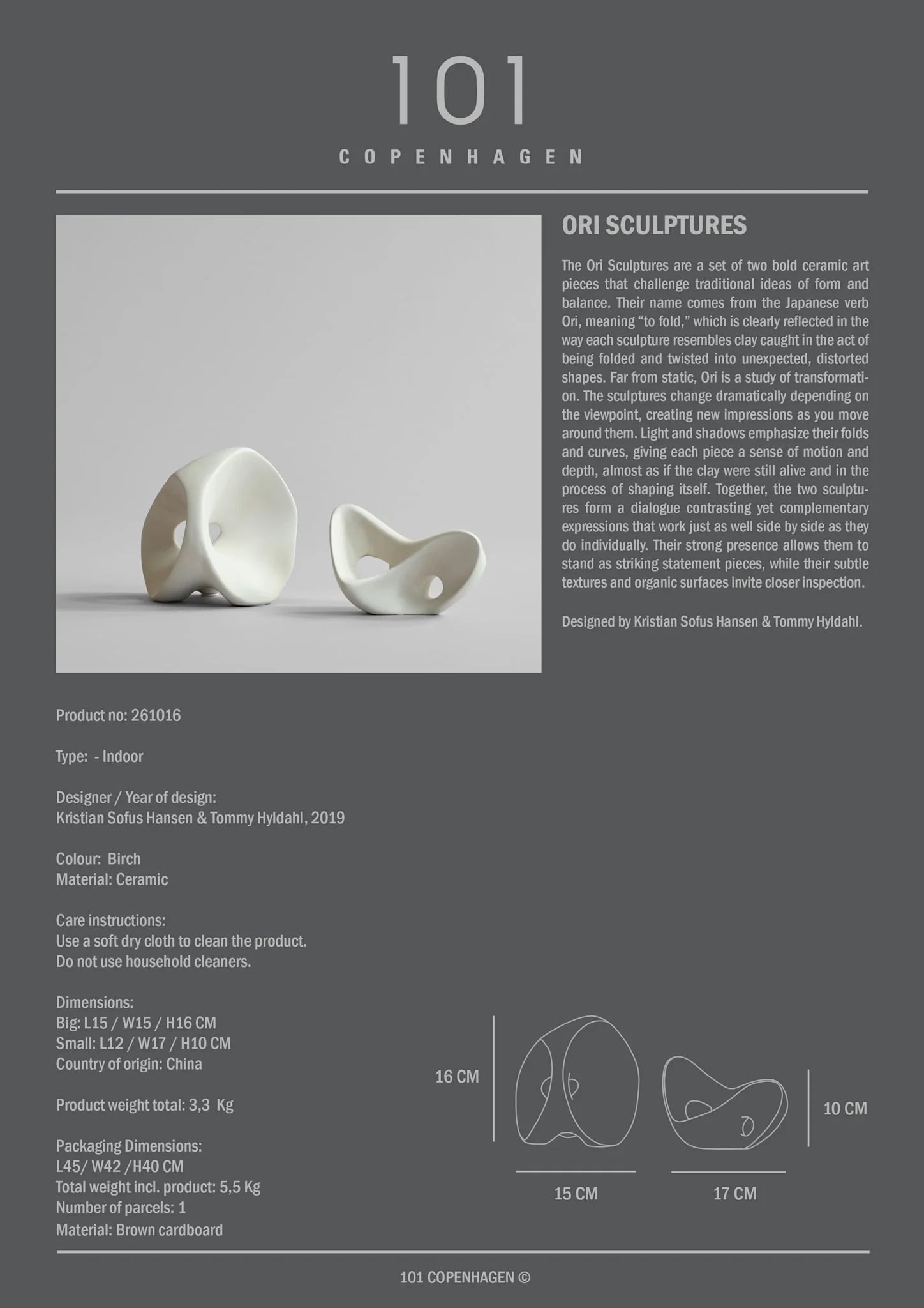 Ori Sculptures - Birch