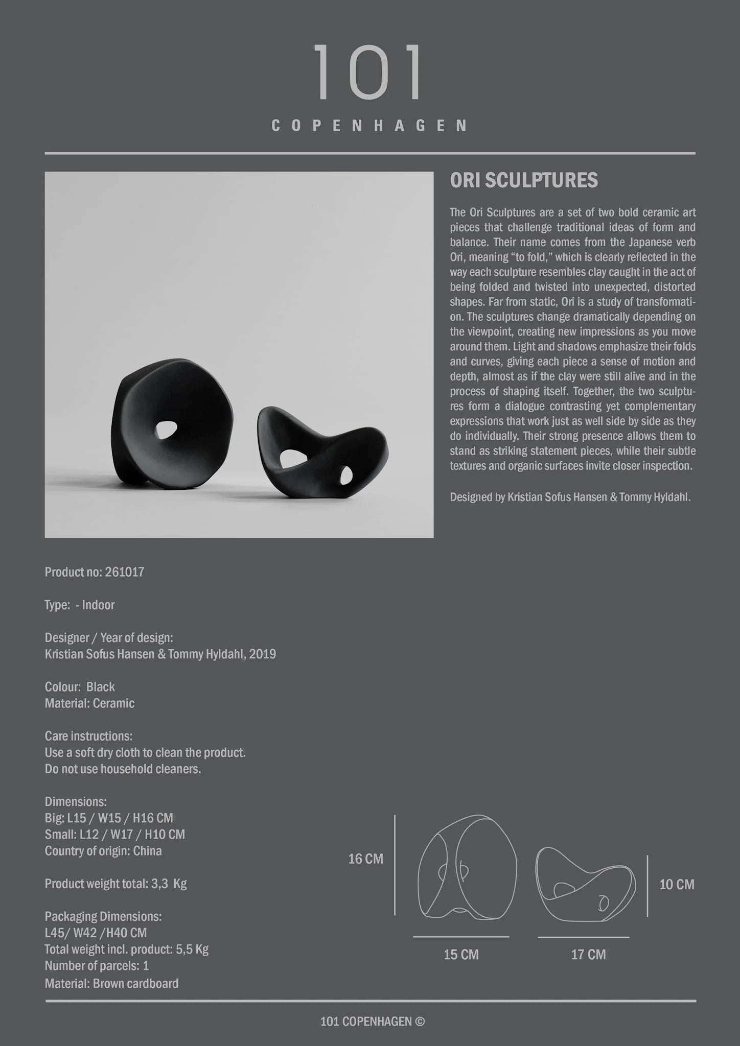 Ori Sculptures - `Black
