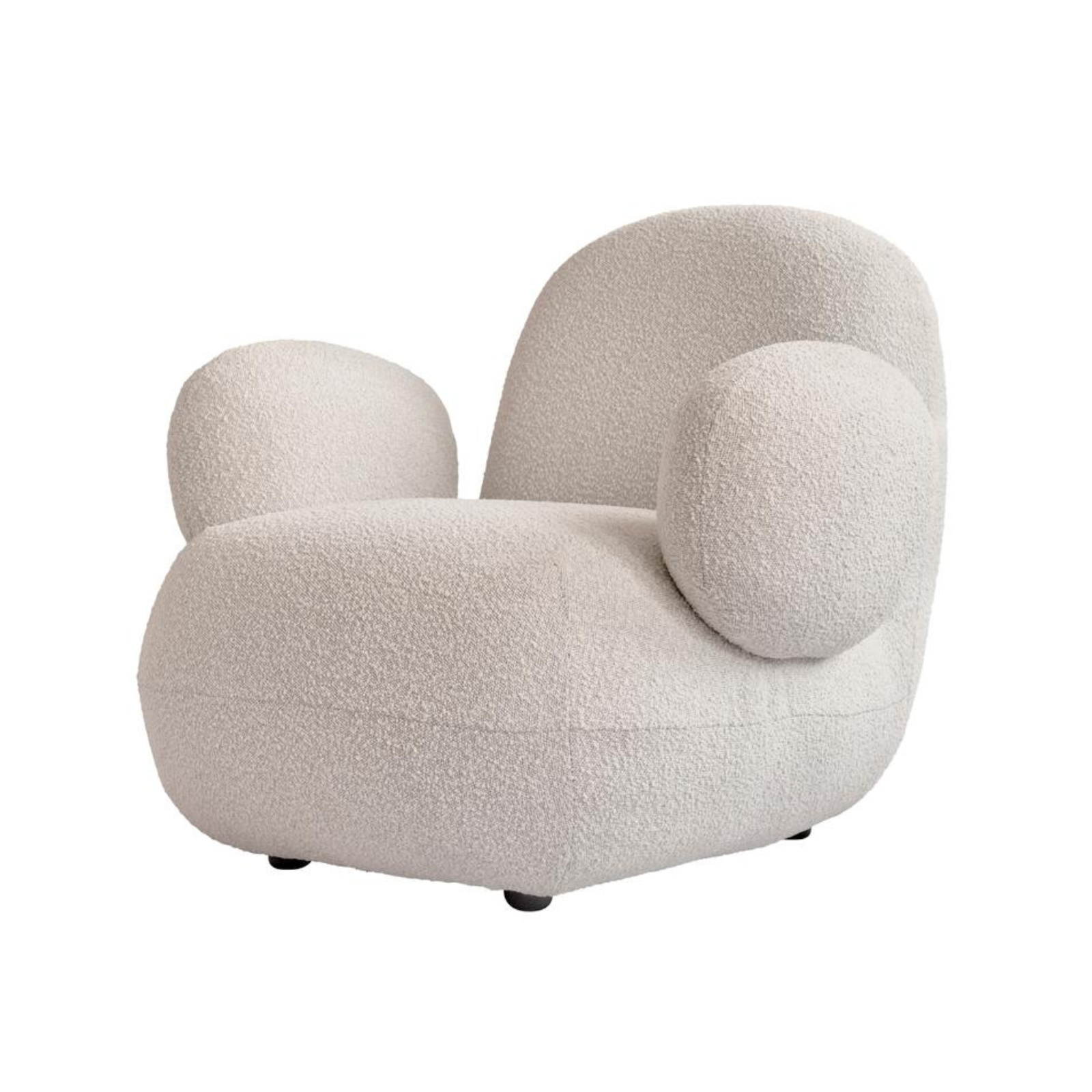 Toe, Bouclé - Off White | Armchair