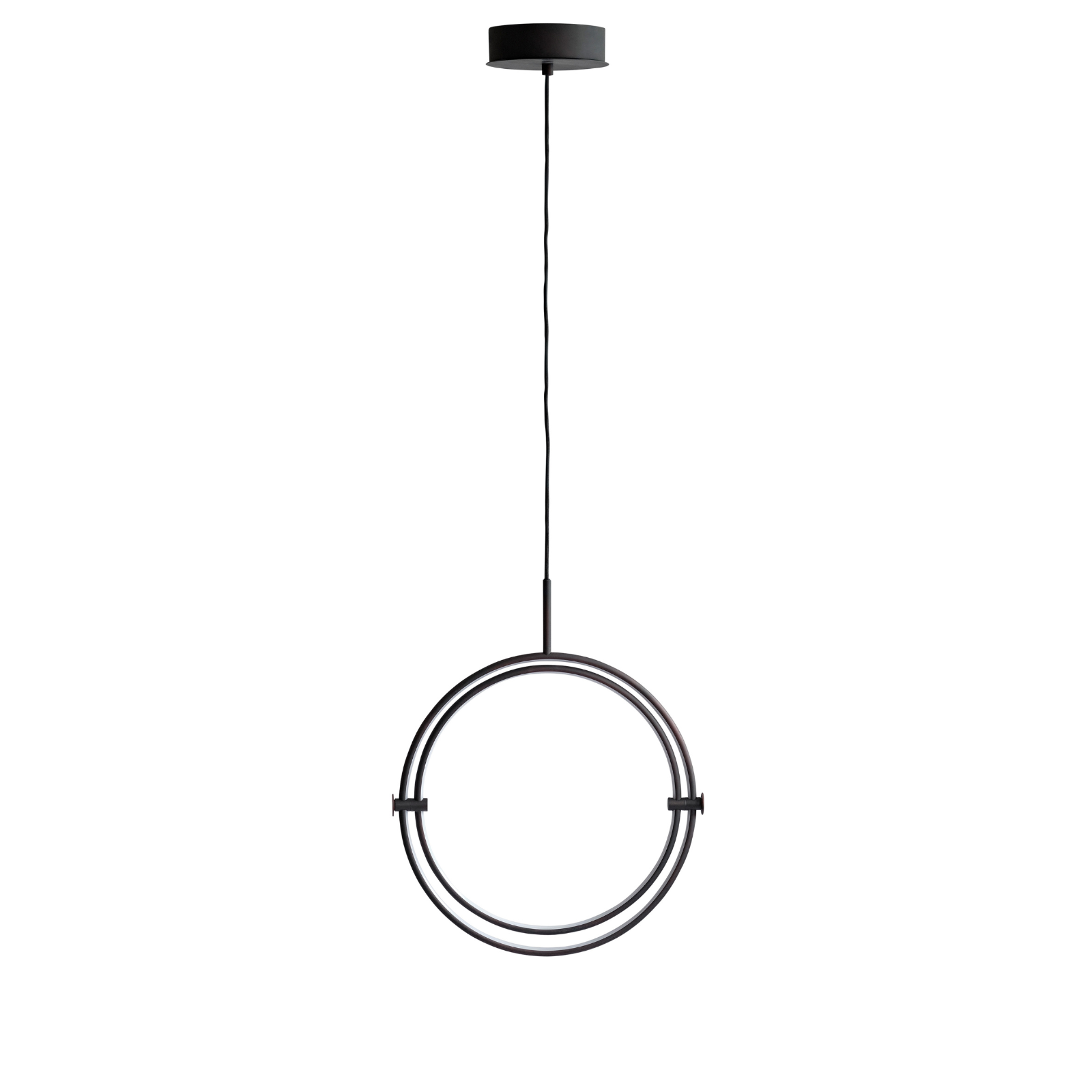 Maru, Burnt Black, Big | Pendant