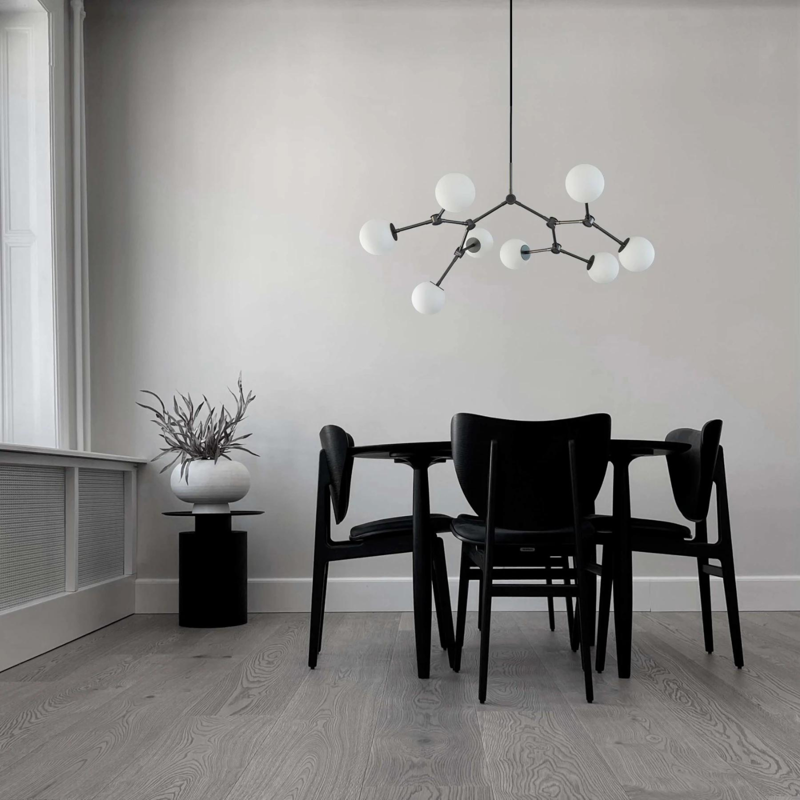 Drop Bulp | Grey Chandelier