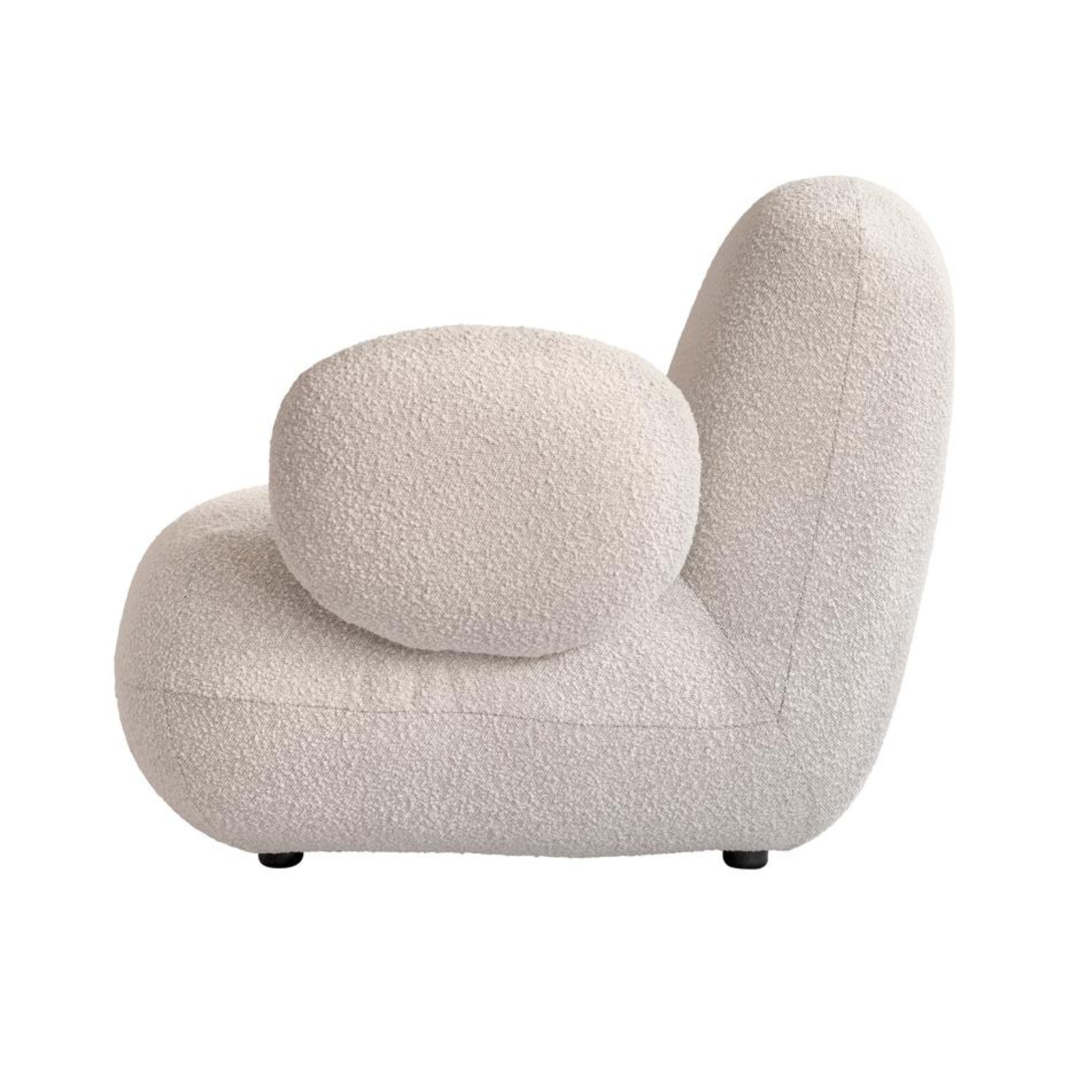 Toe, Bouclé - Off White | Armchair