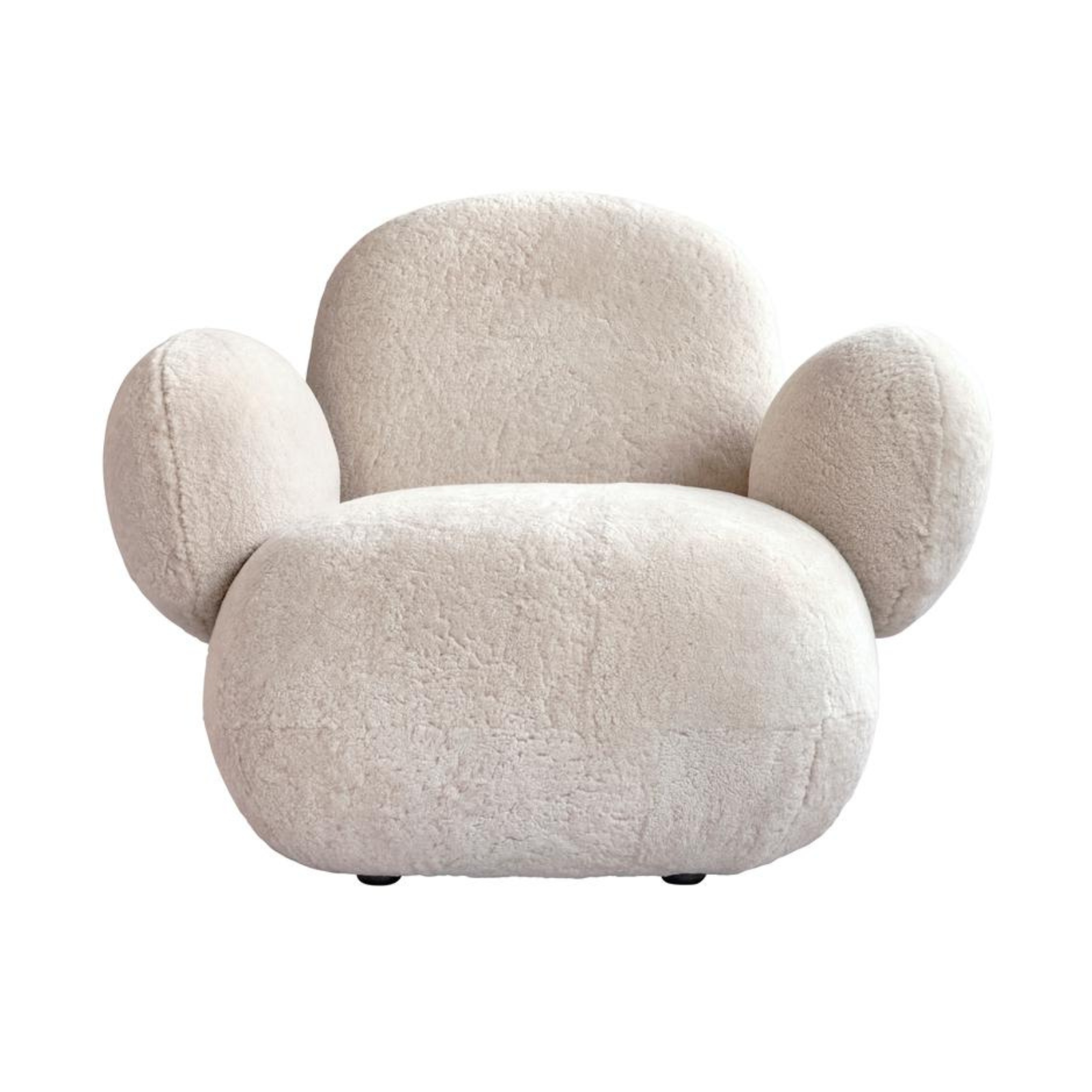 Toe, Sheepskin - Sandshell | Armchair