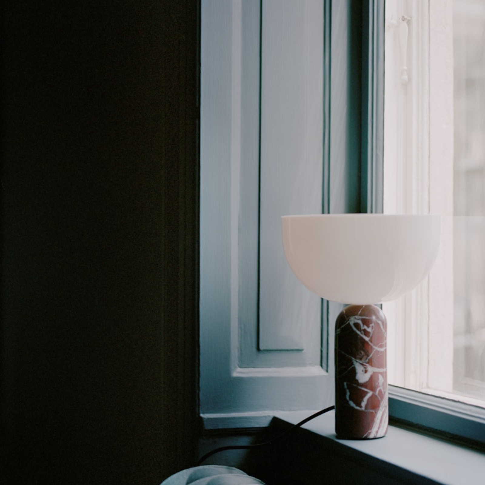 Kizu, Rosso Levanto Marble | Table Lamp (Warehouse Sale)