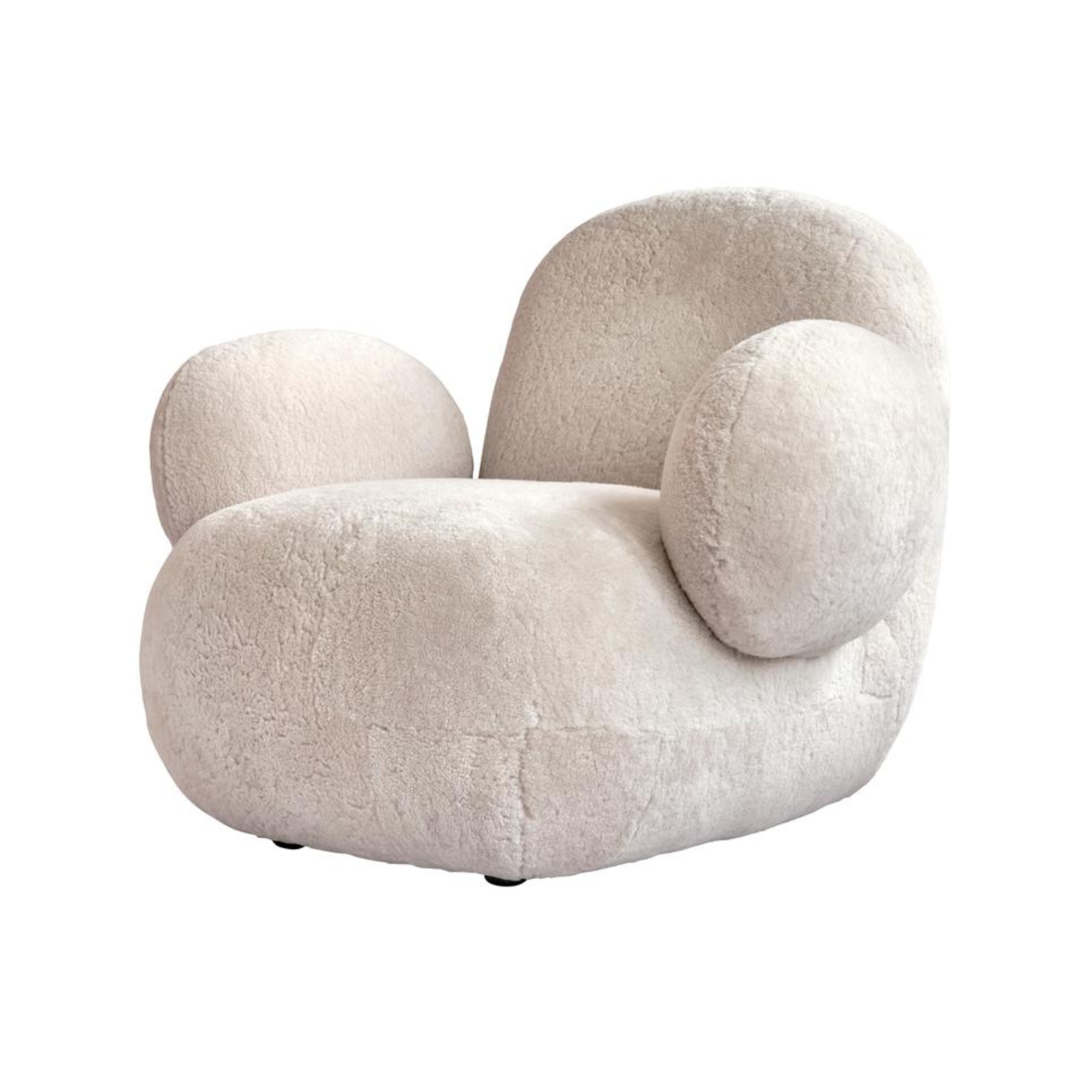 Toe, Sheepskin - Sandshell | Armchair
