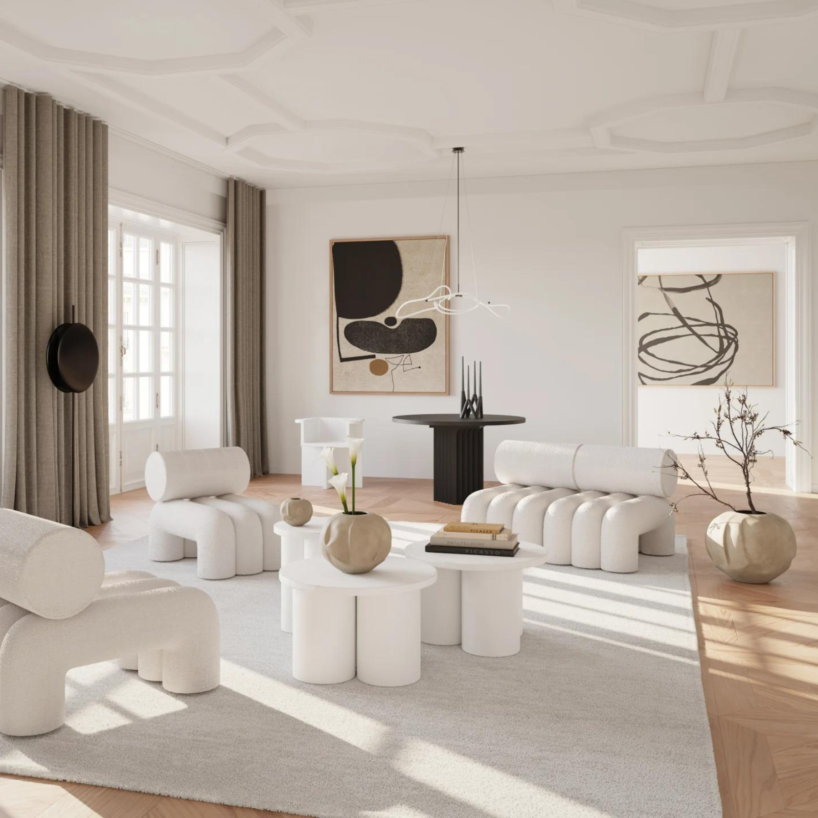 Orimono Vase, Mini - Sand (Warehouse Sale)