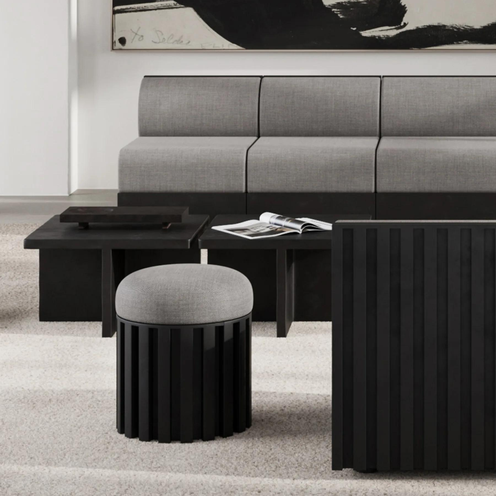 Tribu Taupe | Lounge Chair