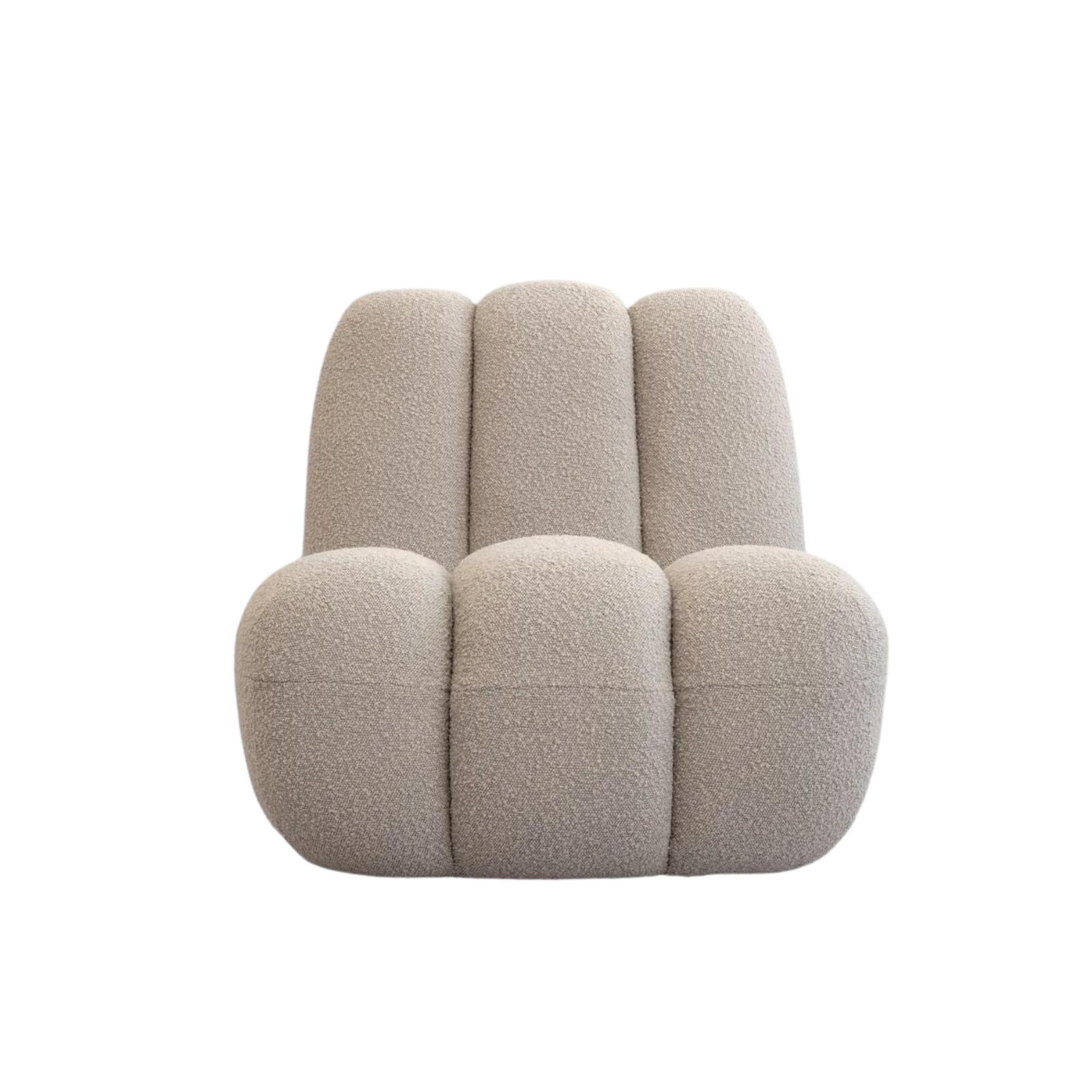 Toe Chair | Smoked Sand Bouclé