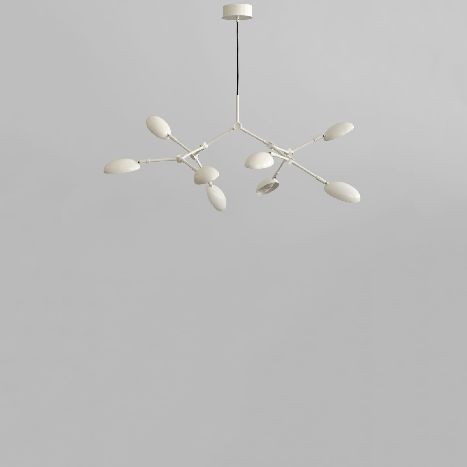 Drop, White, Regular | Chandelier