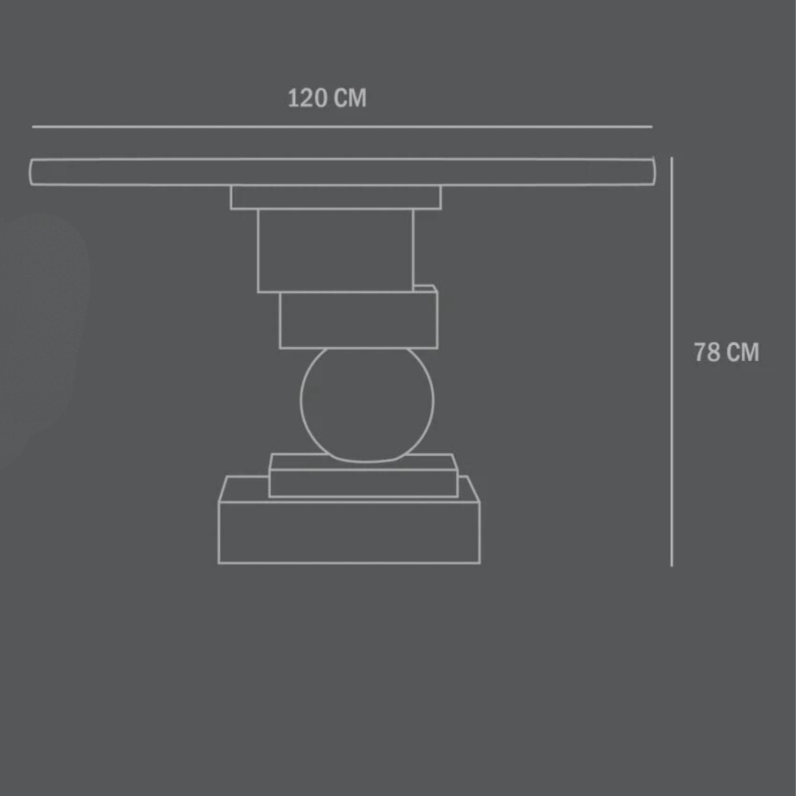 Artist Dining Table - Coffee