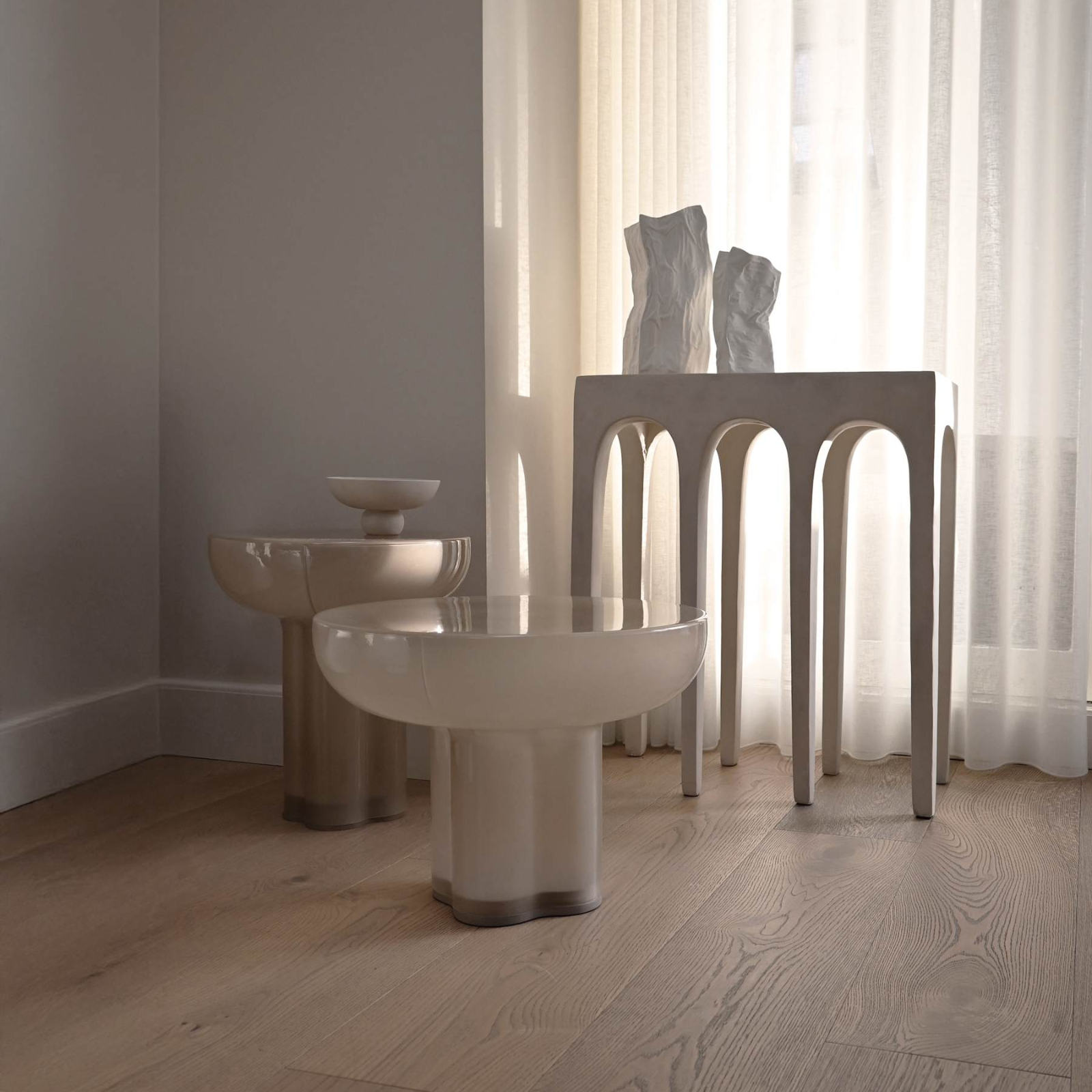 Crown, Low | Side Table Smoked Desert