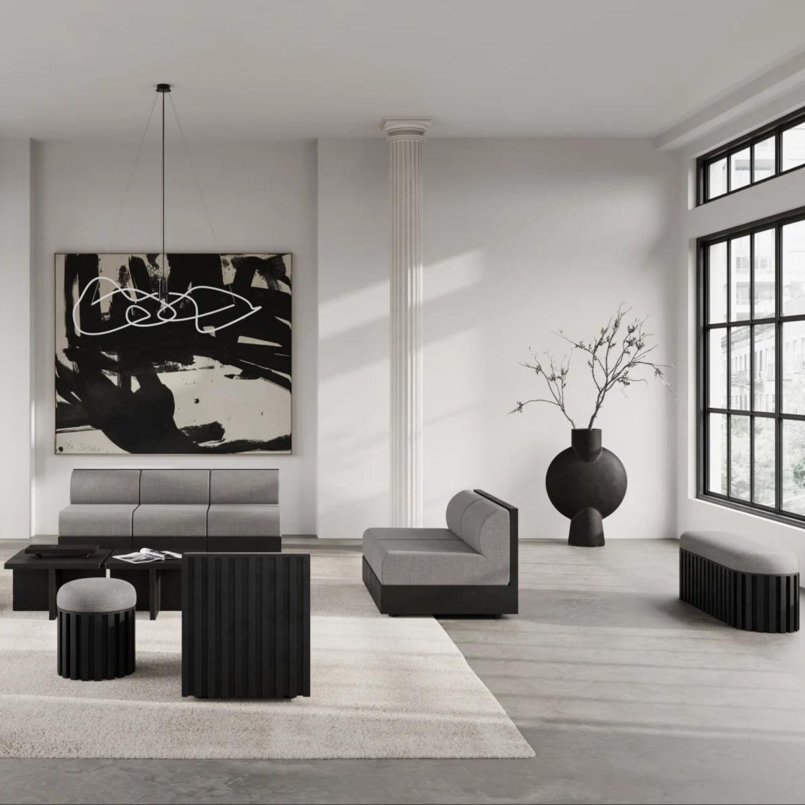 Tribu Taupe | Lounge Chair