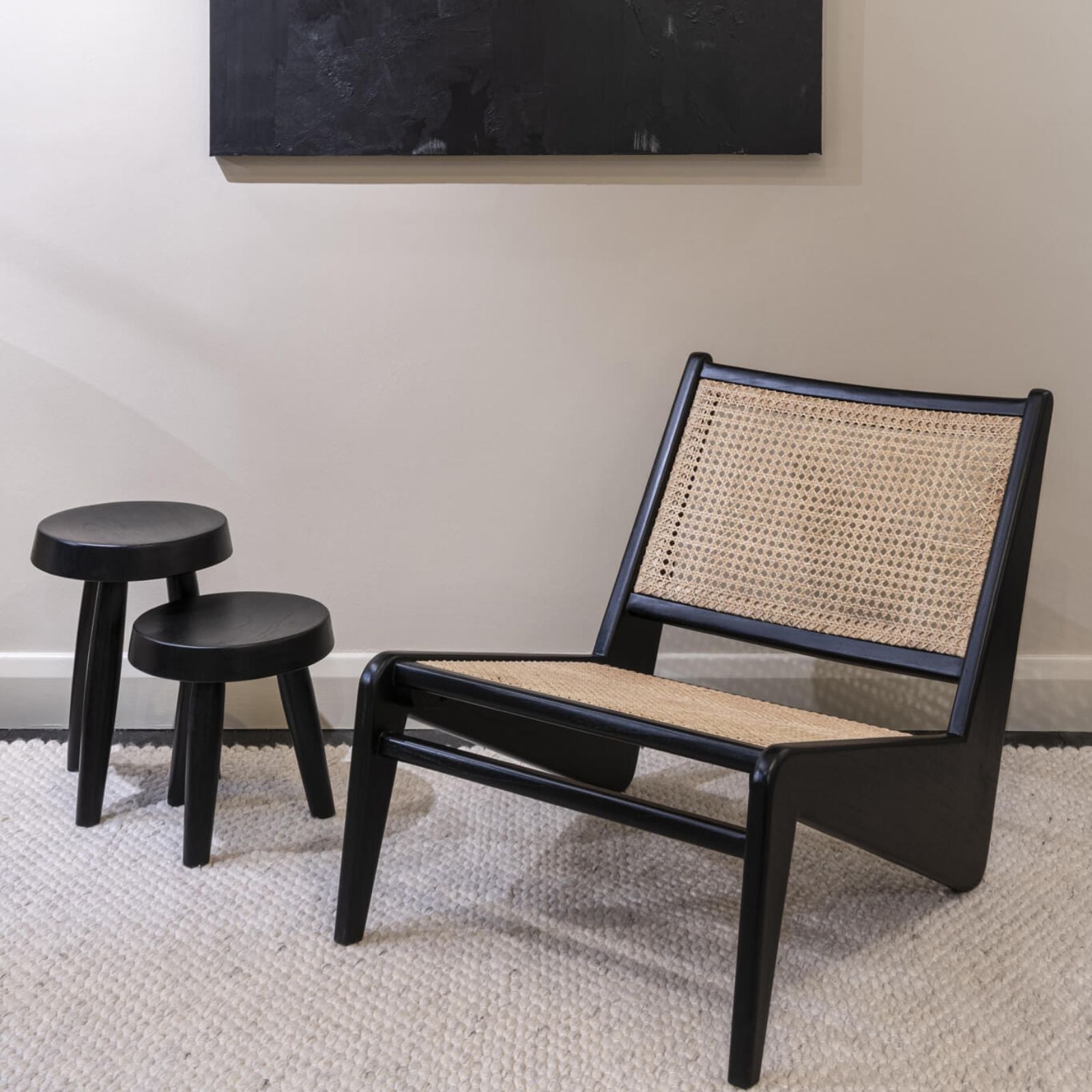 Kangaroo Chair - Charcoal Black (Warehouse Sale)