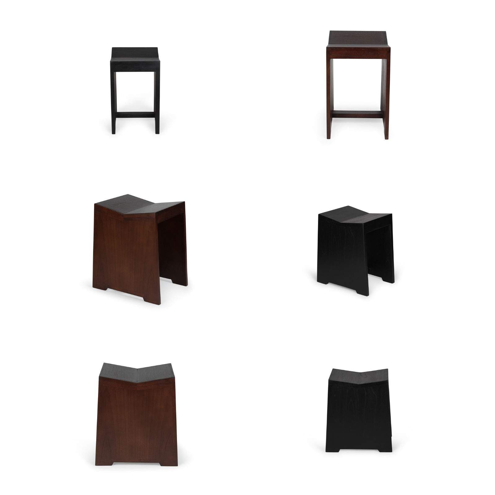 J.T.H. Flats, Dark Brown | Stool