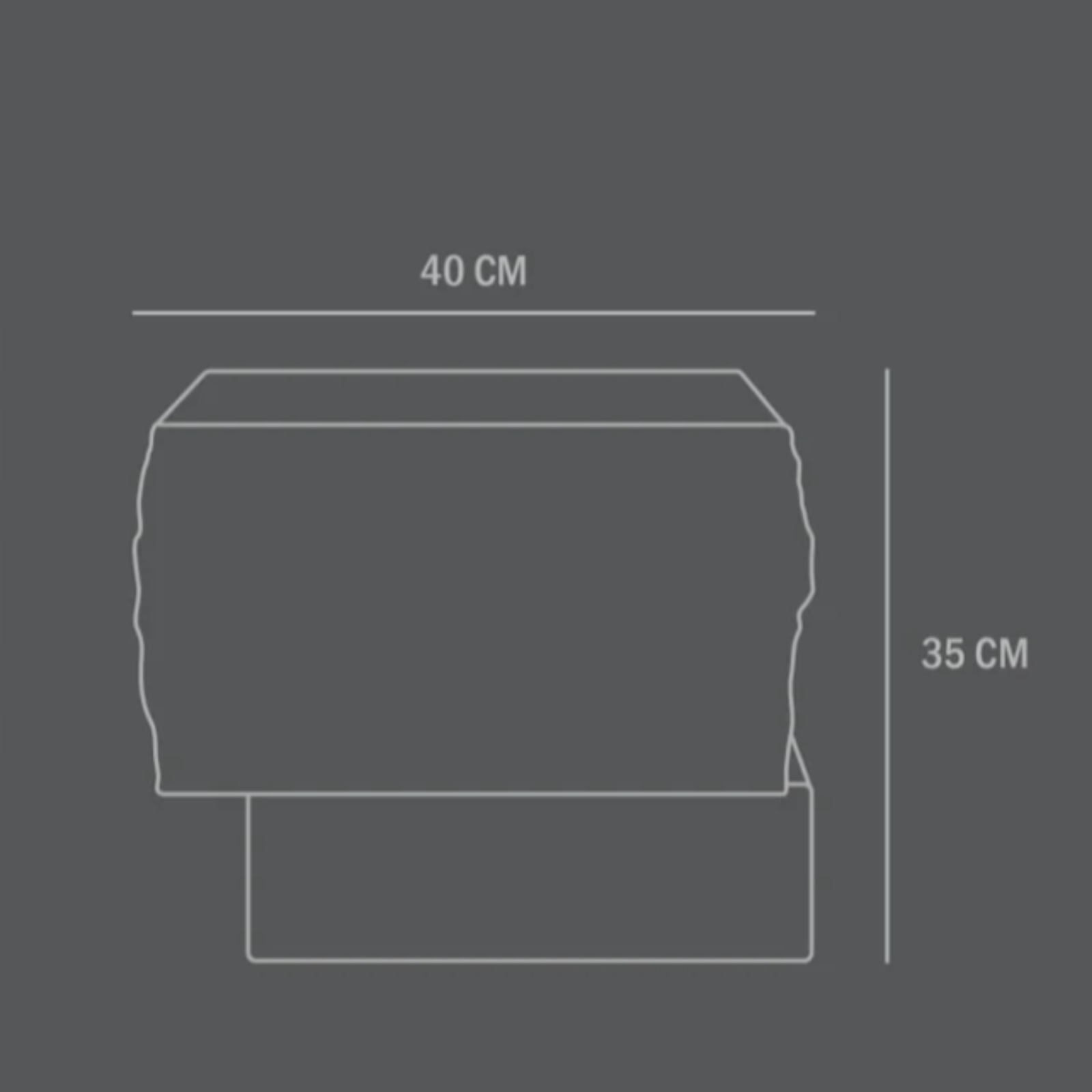Temple Limestone Low | Coffee table