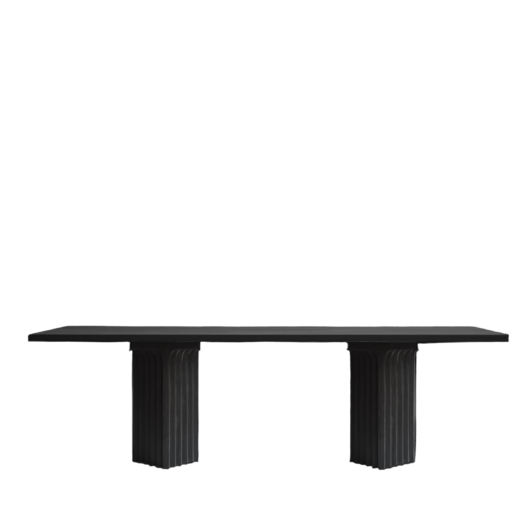 Arc Dining Table, L250 - Coffee Black Oak