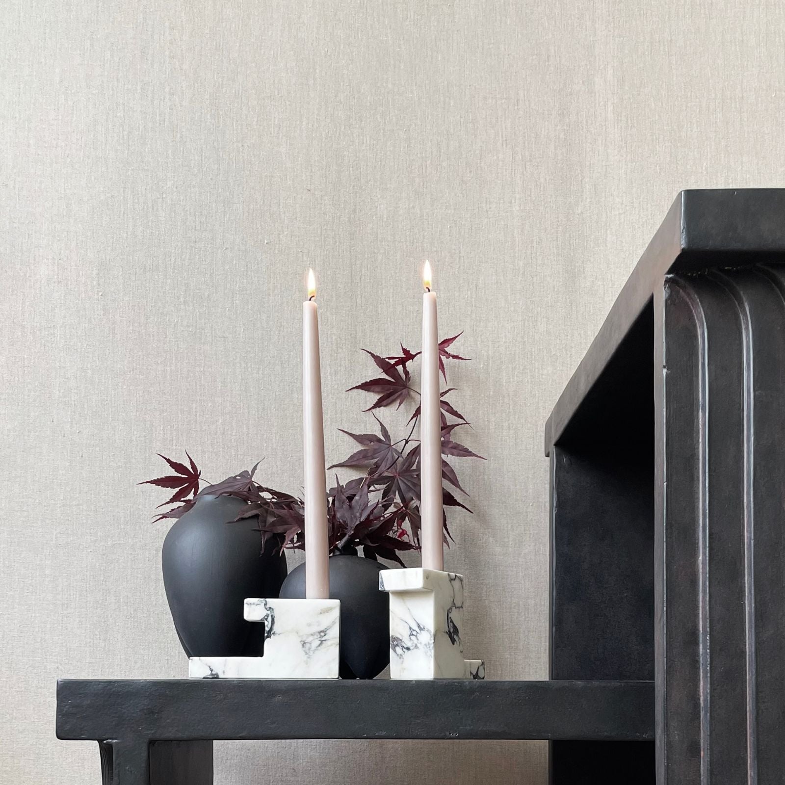 Brick | Calacatta Candle holder