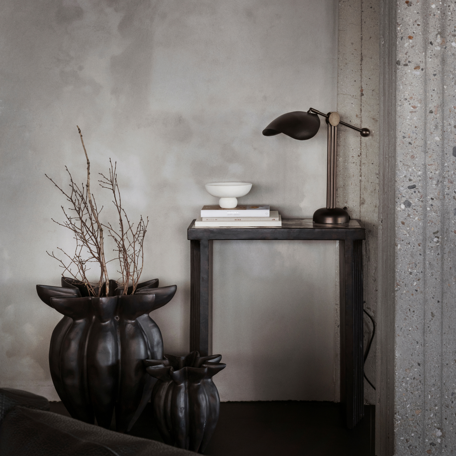 Lotus Vase Mini | Coffee