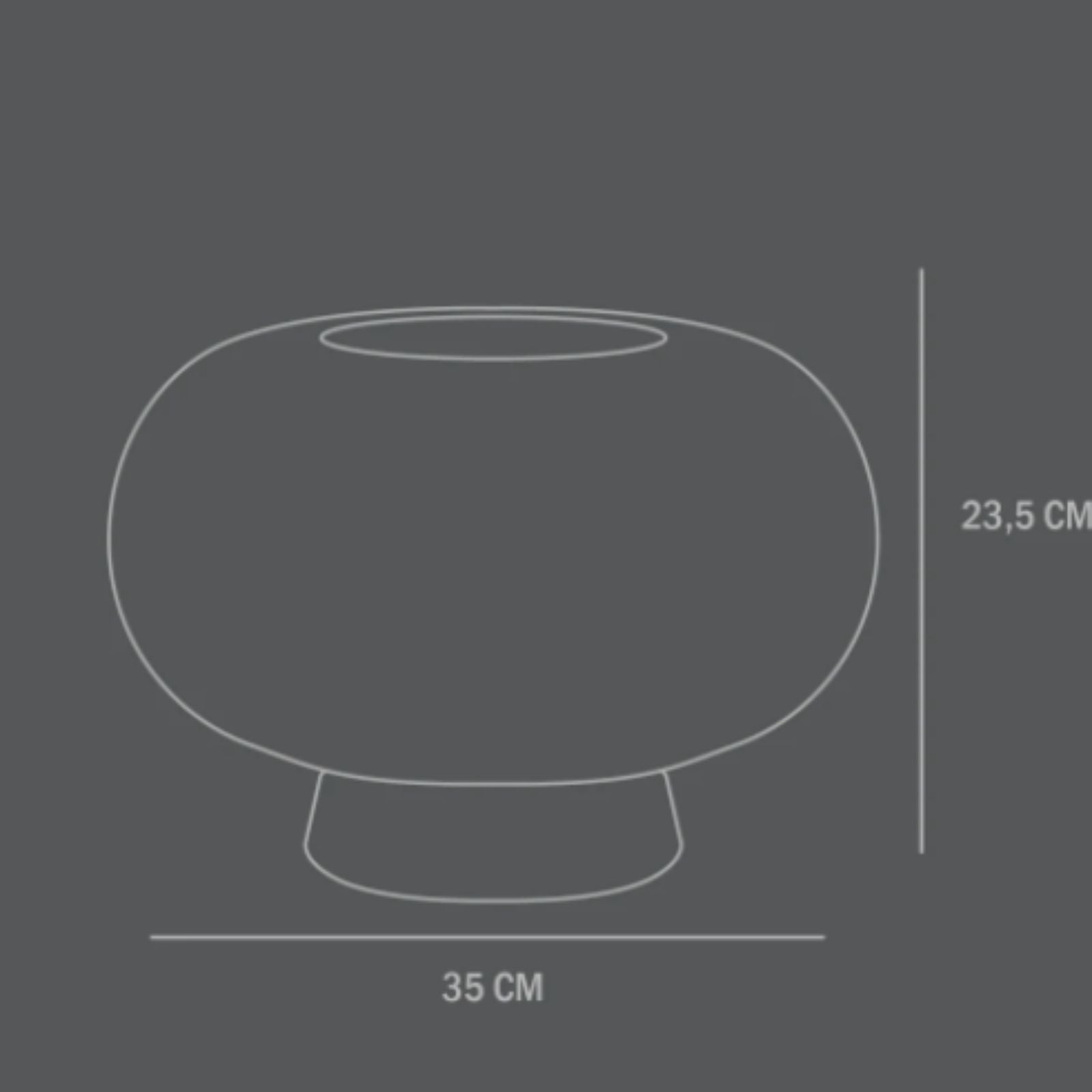 Kabin Vase, Shisen - Sand