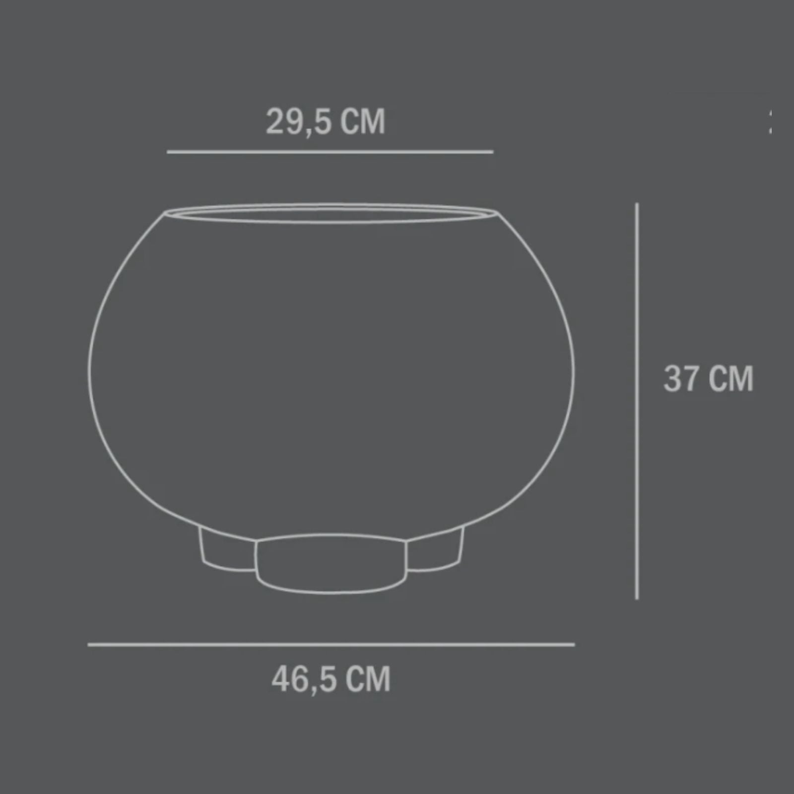 Urchin | Medio Plant pot Coffee