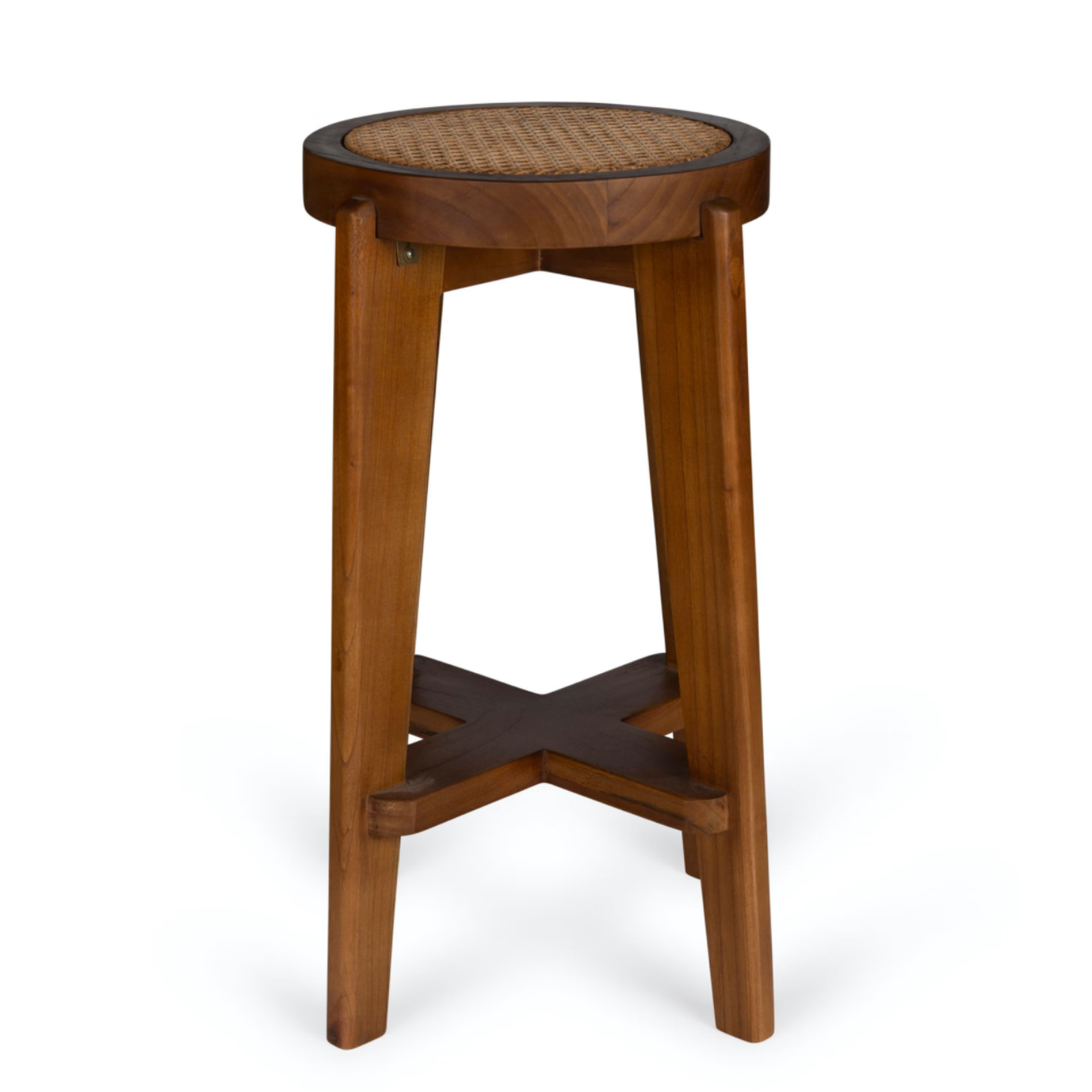 Bar stool Cane DT.W.19. - Dark Brown