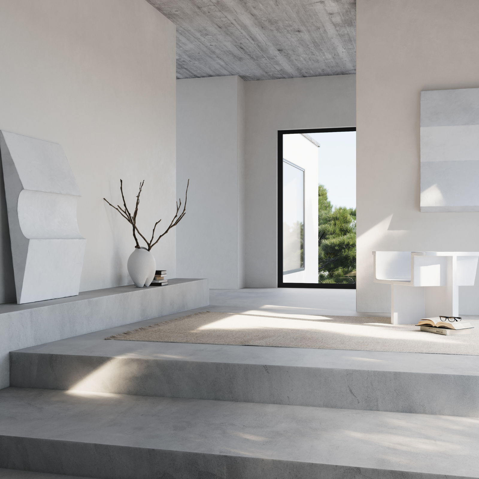 Sculpt Wall Art, Wave Big | Chalk White