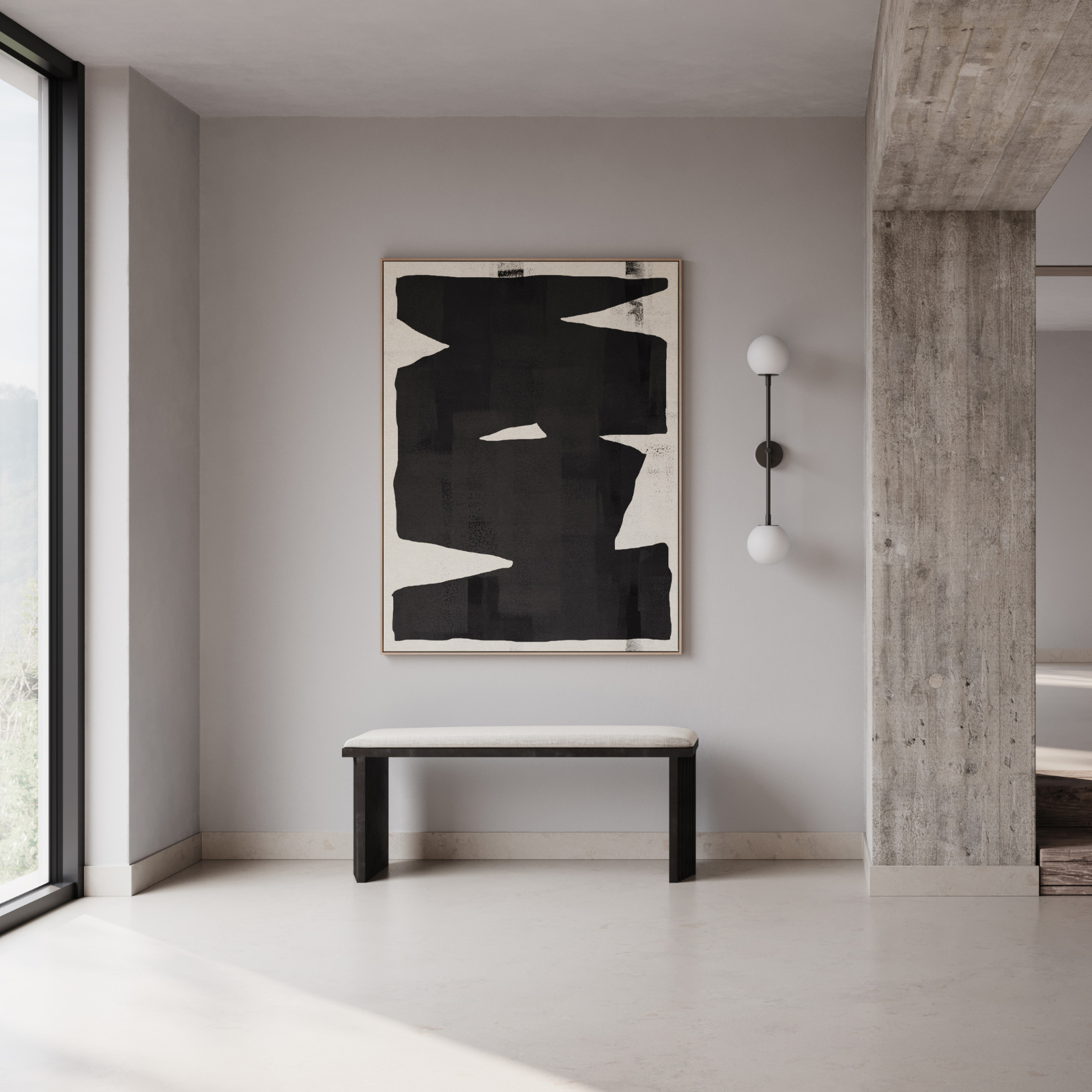 Arc Bench Linen | Cushion