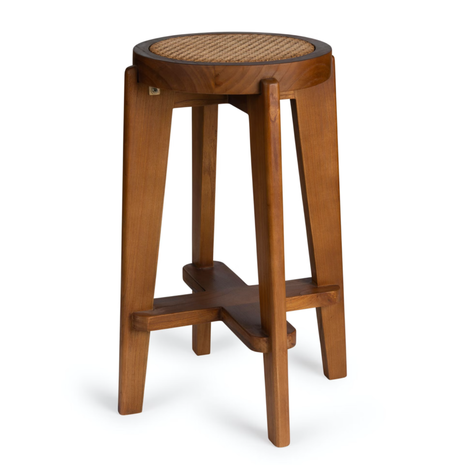 Bar stool Cane DT.W.19. - Dark Brown