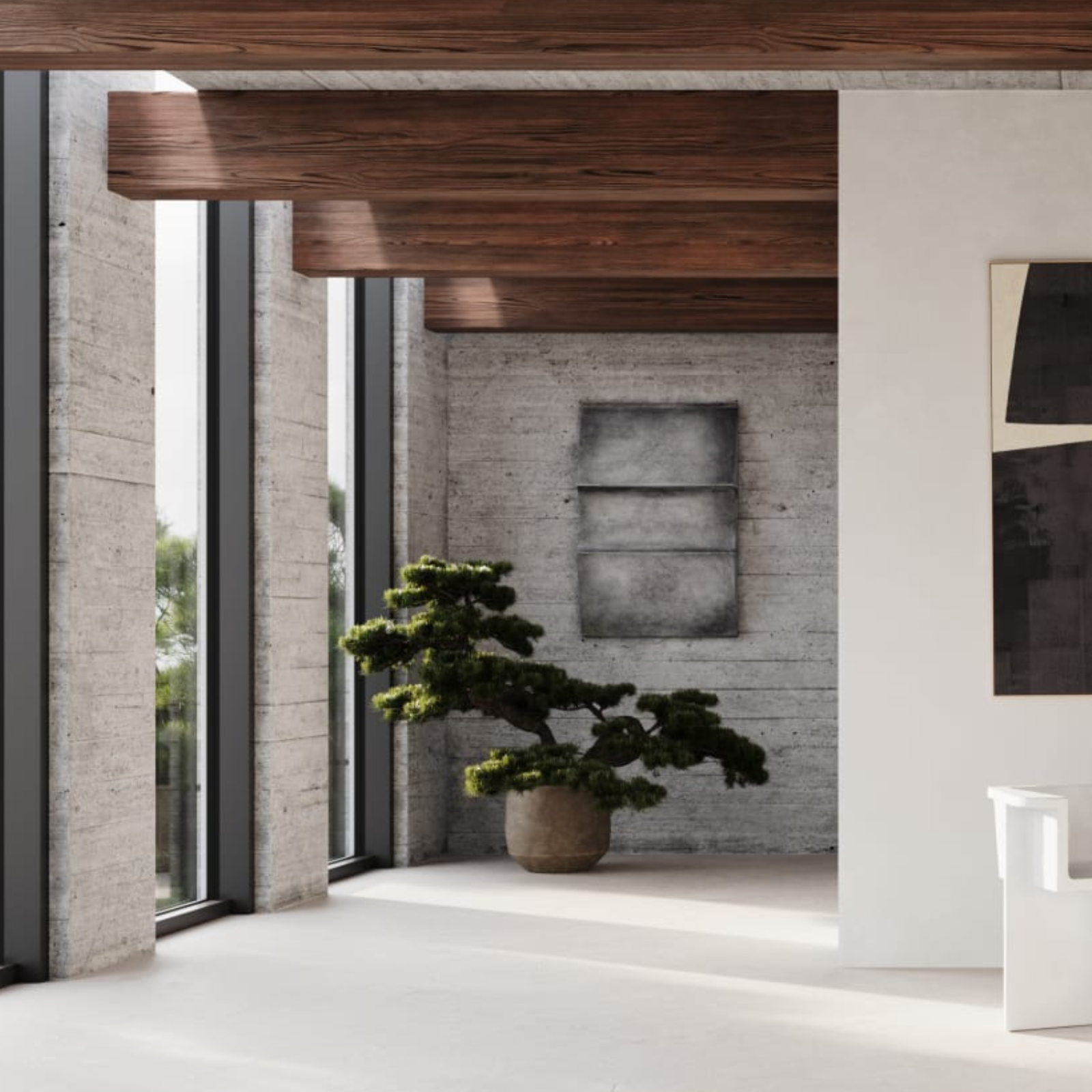 Sculpt Wall Art, Wave Big | Dark Grey