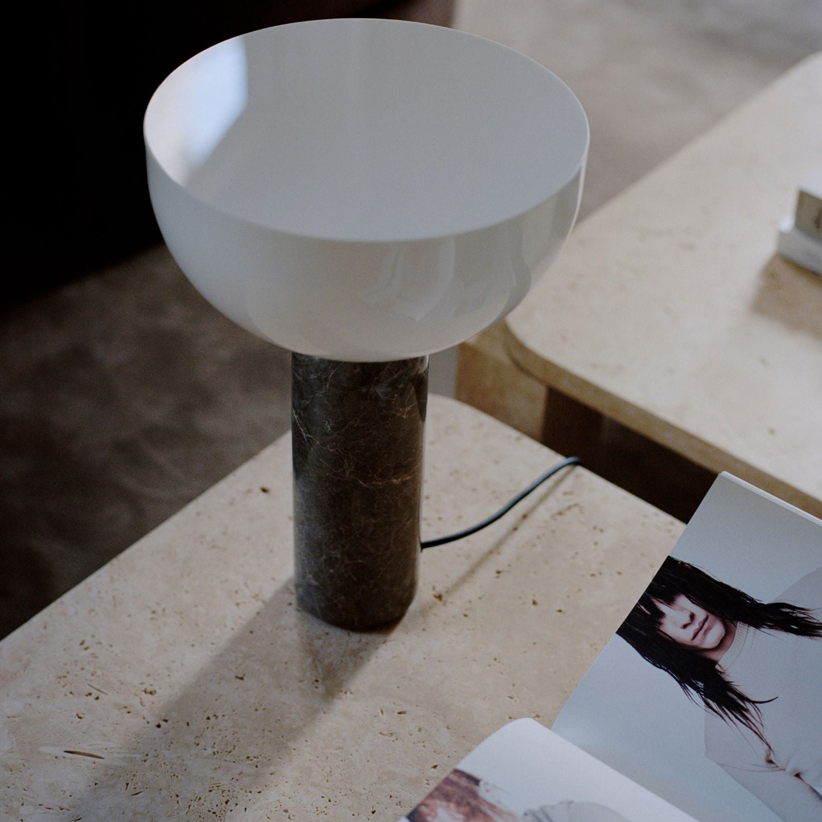 Kizu, Rosso Levanto Marble | Table Lamp (Warehouse Sale)