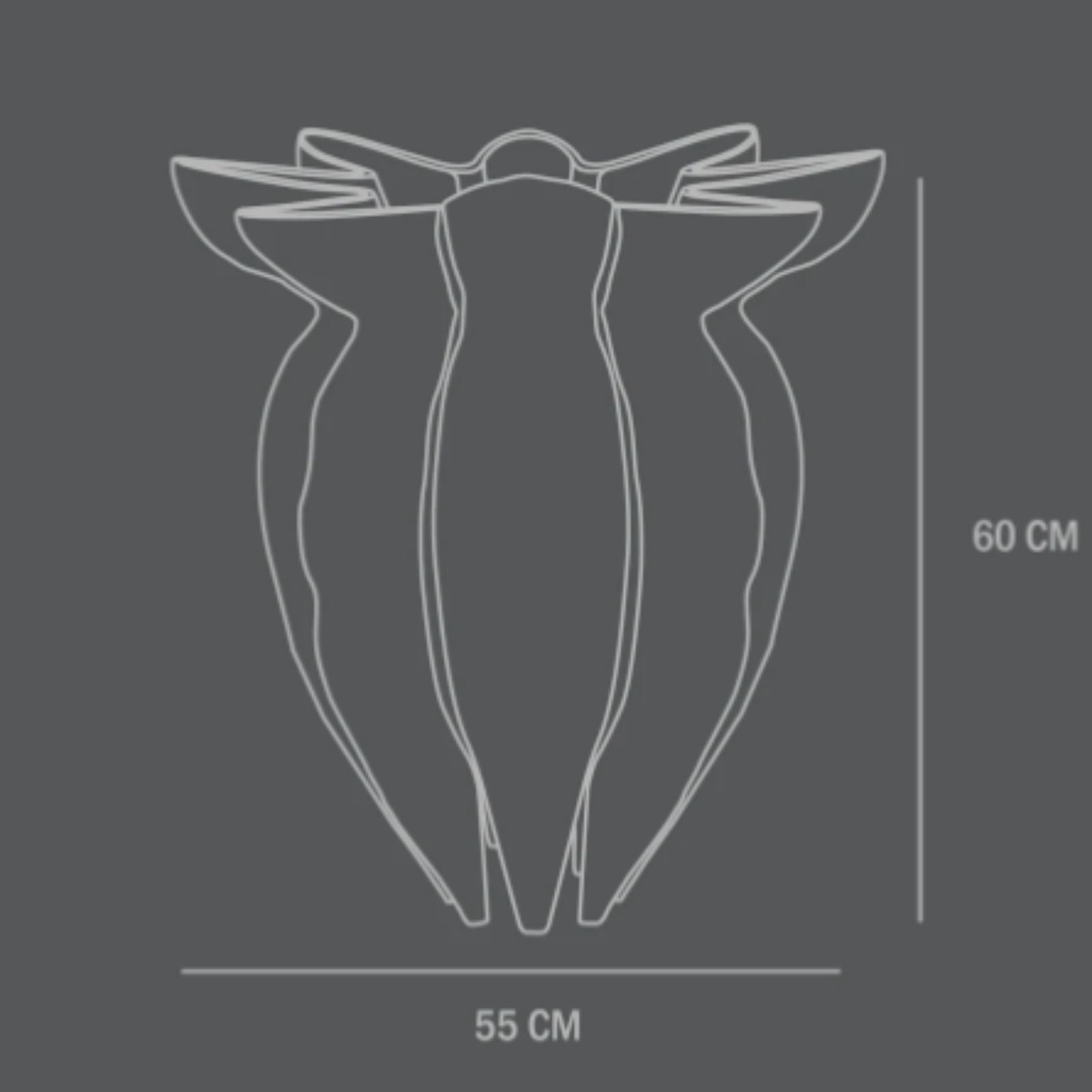 Lotus Vase Big | Coffee