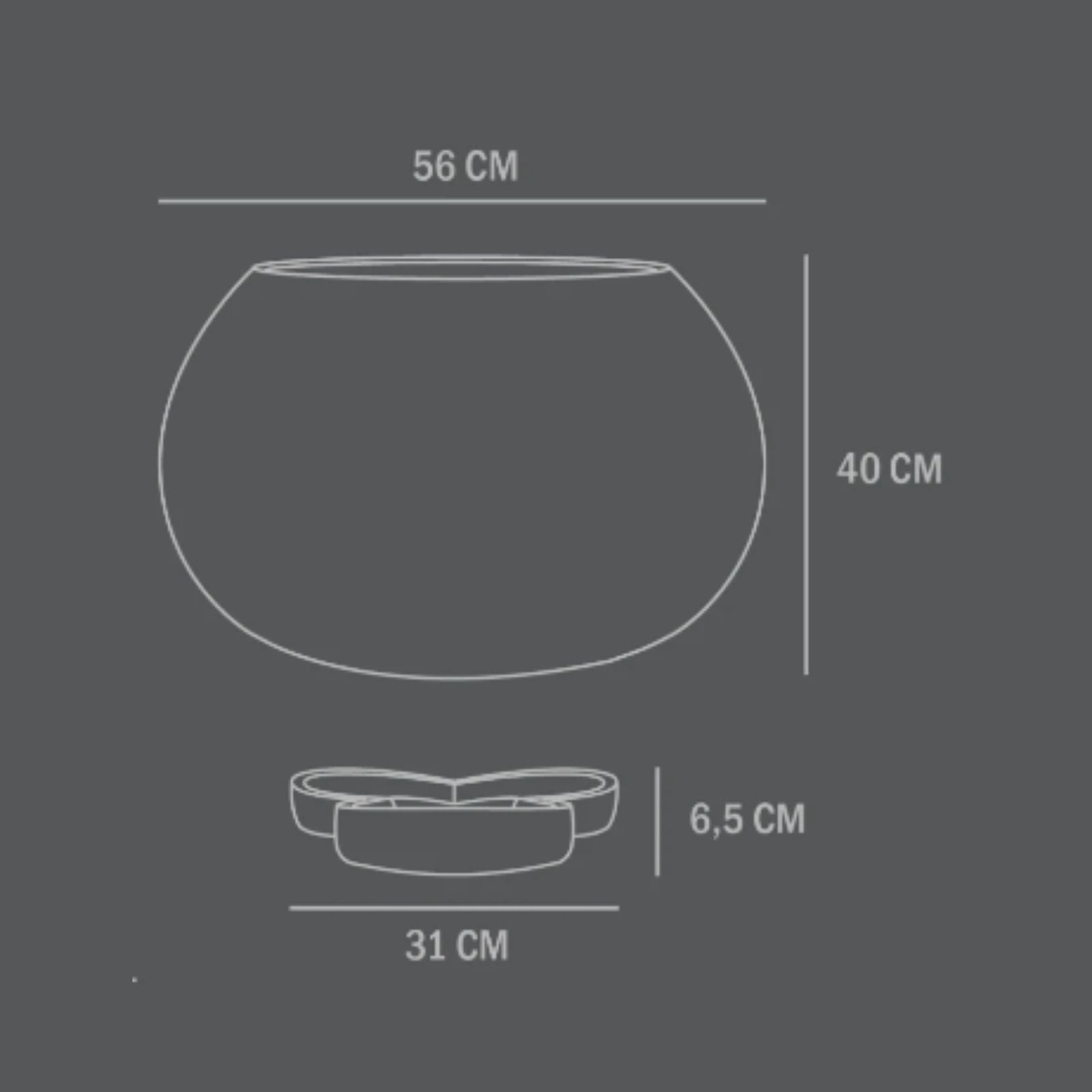 Urchin | Big Plant pot Coffee