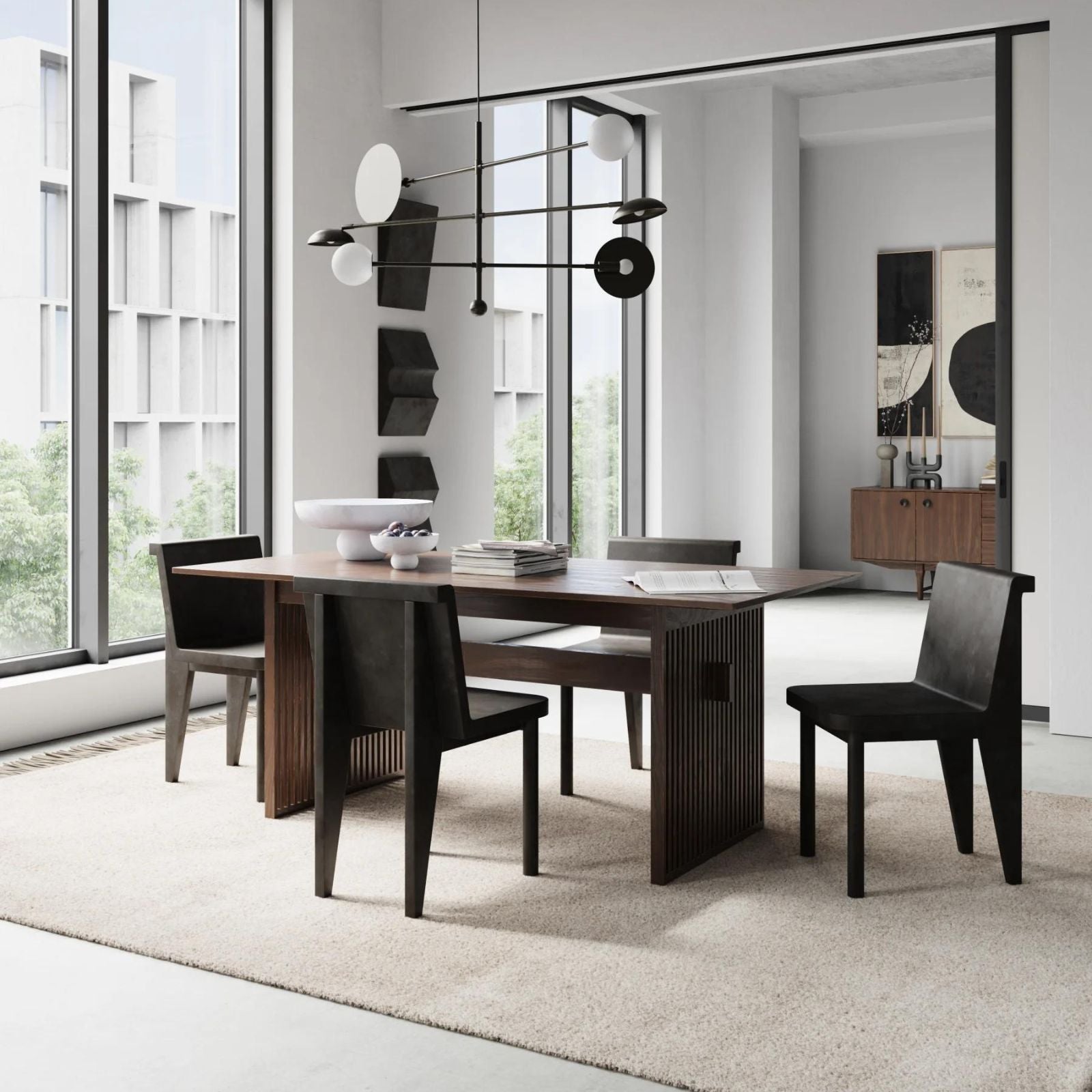 Brutus Slim Coffee | Dining Chair